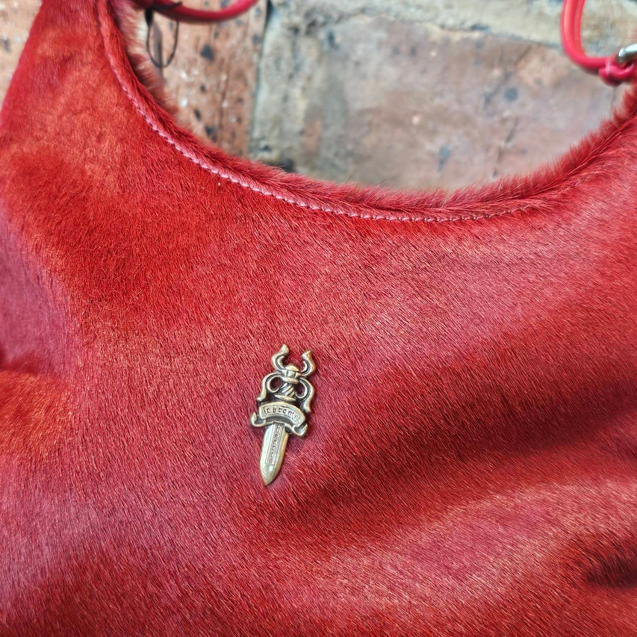 CHROME HEARTS Pony Hair VIV Dagger Hand Bag クロムハーツ ポニーヘア ヴィヴ ダガー ハンドバッグ