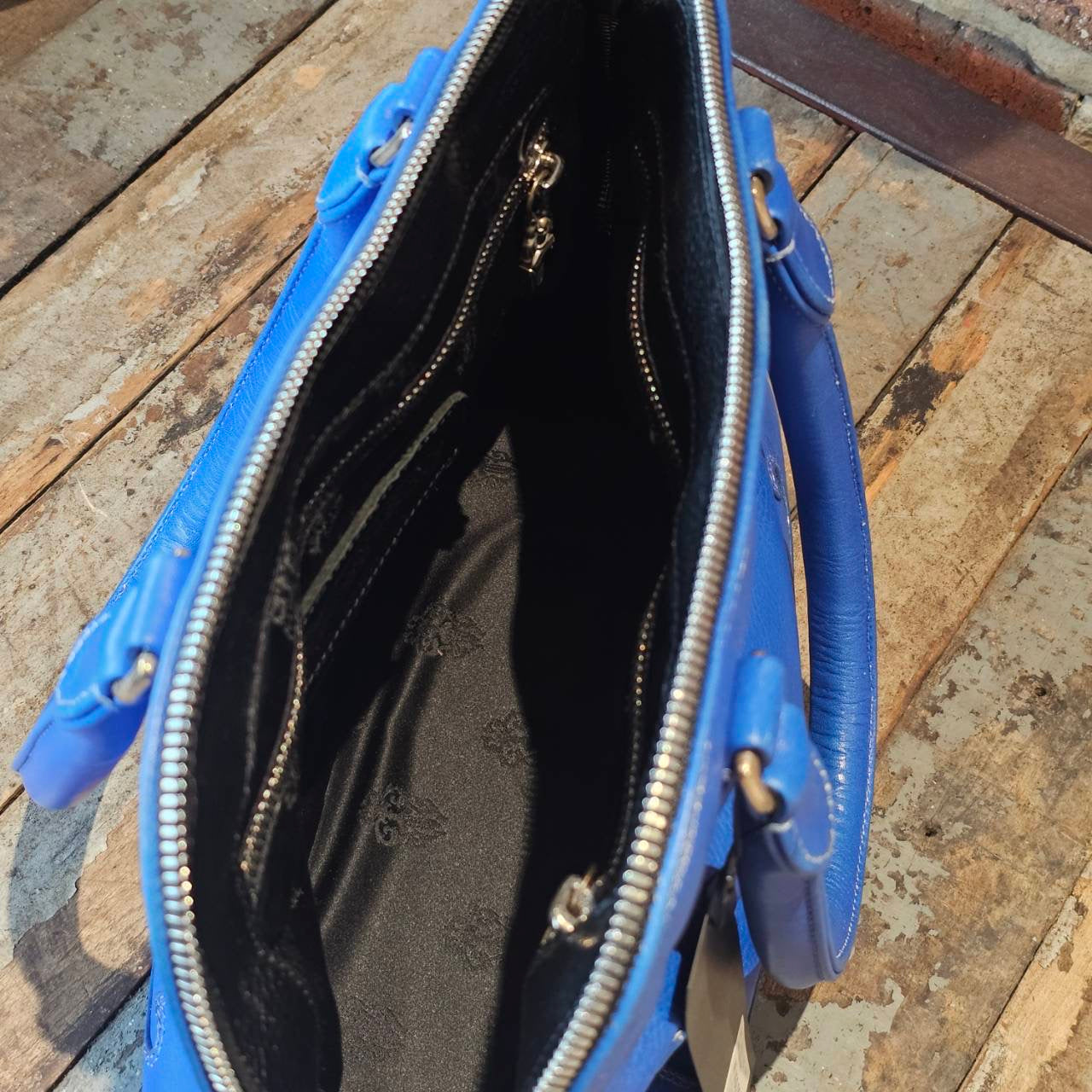 CHROME HEARTS SLOUCHY MO BS Flare Leather Hand Bag クロムハーツ スラウチー モー BSフレア レザー ハンドバッグ