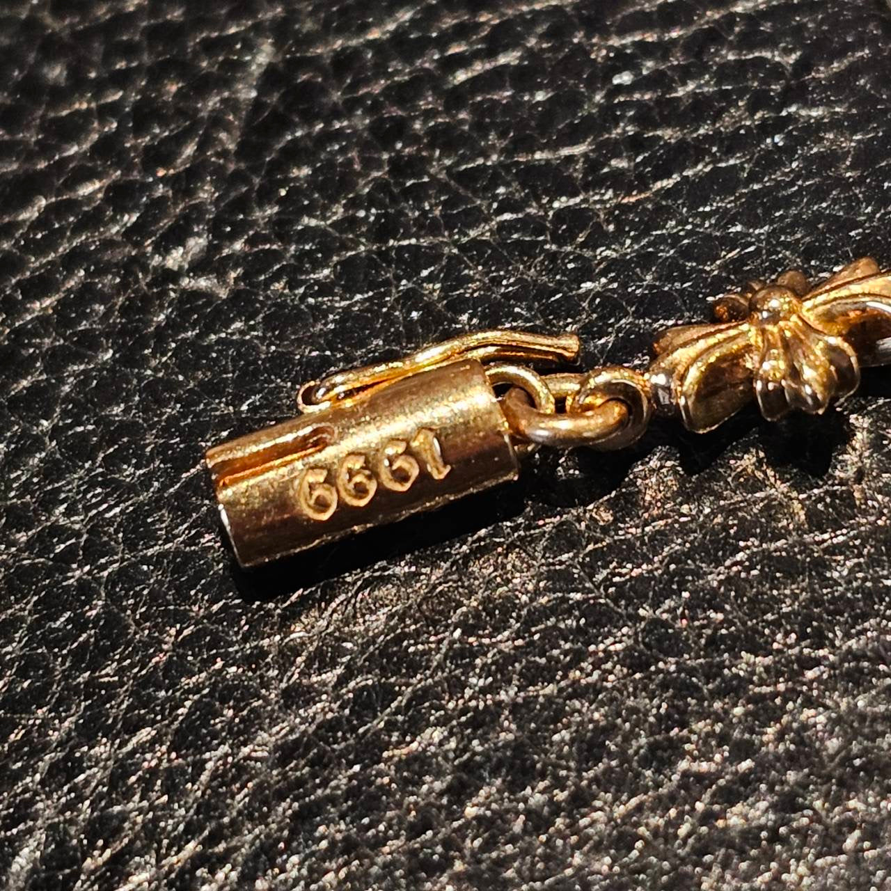 CHROME HEARTS 22K Tiny E CH Plus Bracelet 11 LINK クロムハーツ 22K タイニーE CHプラス ブレスレット 11リンク