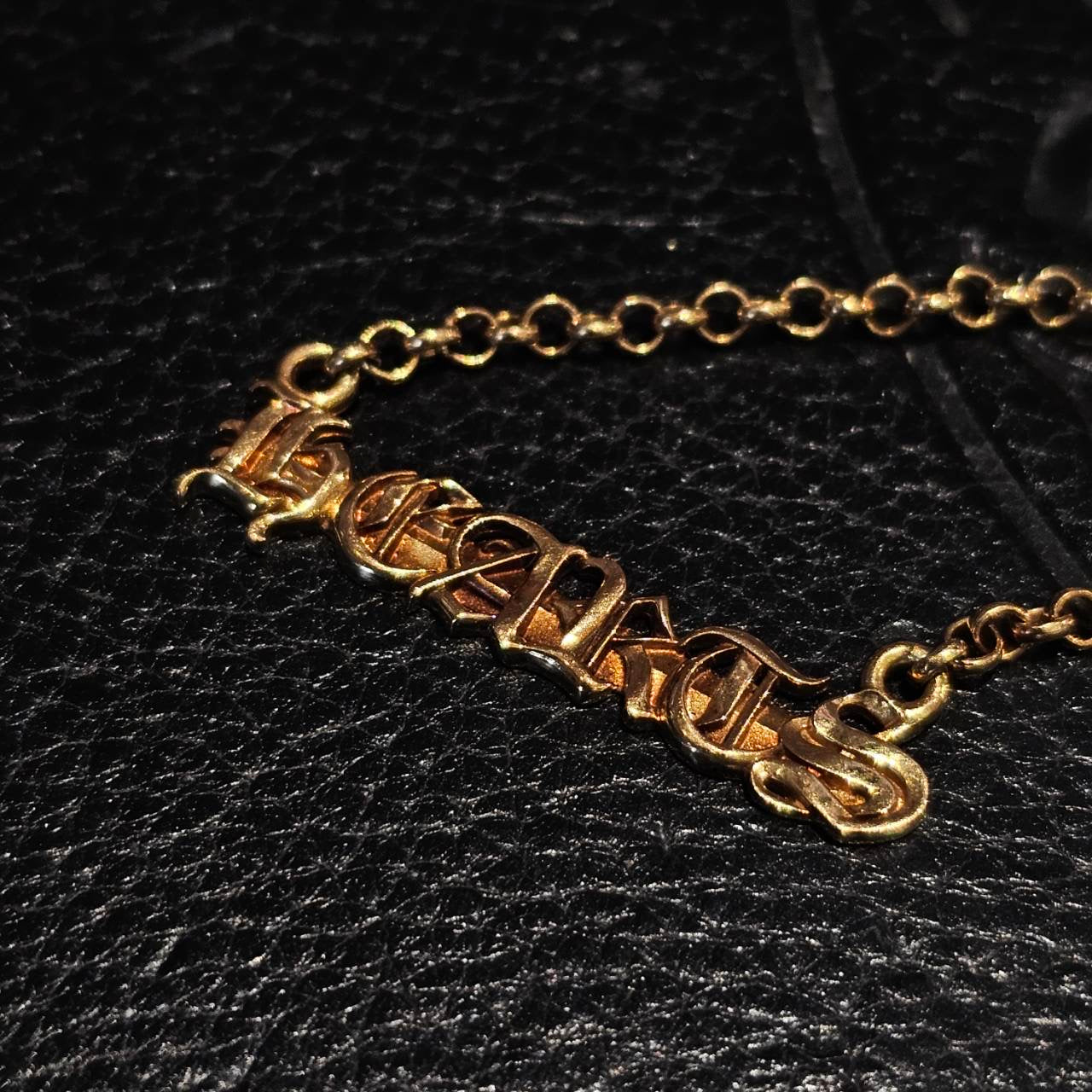 CHROME HEARTS 22K HEARTS Logo Roll Chain Necklace 16 Inch クロムハーツ 22K ハーツ ロゴ ロールチェーンネックレス サイズ16インチ