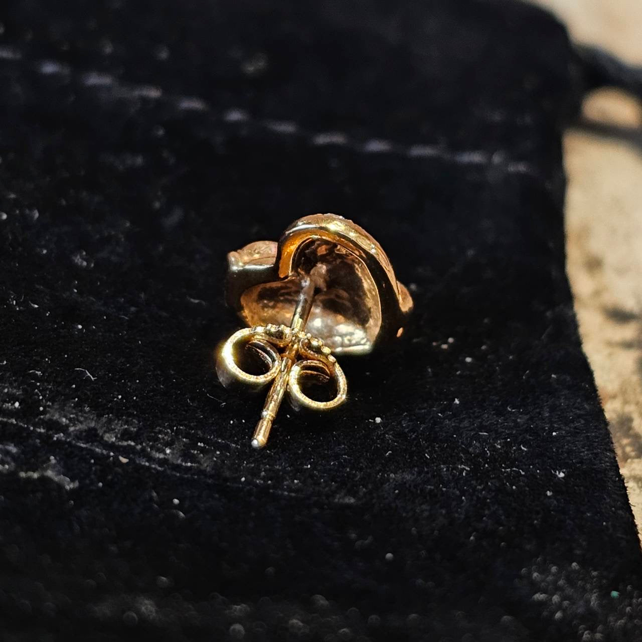 CHROME HEARTS 22K Viny Heart Stud Earring Pave Diamond クロムハーツ 22K ヴィニーハート スタッズ イヤリング ピアス パヴェヴェダイヤモンド