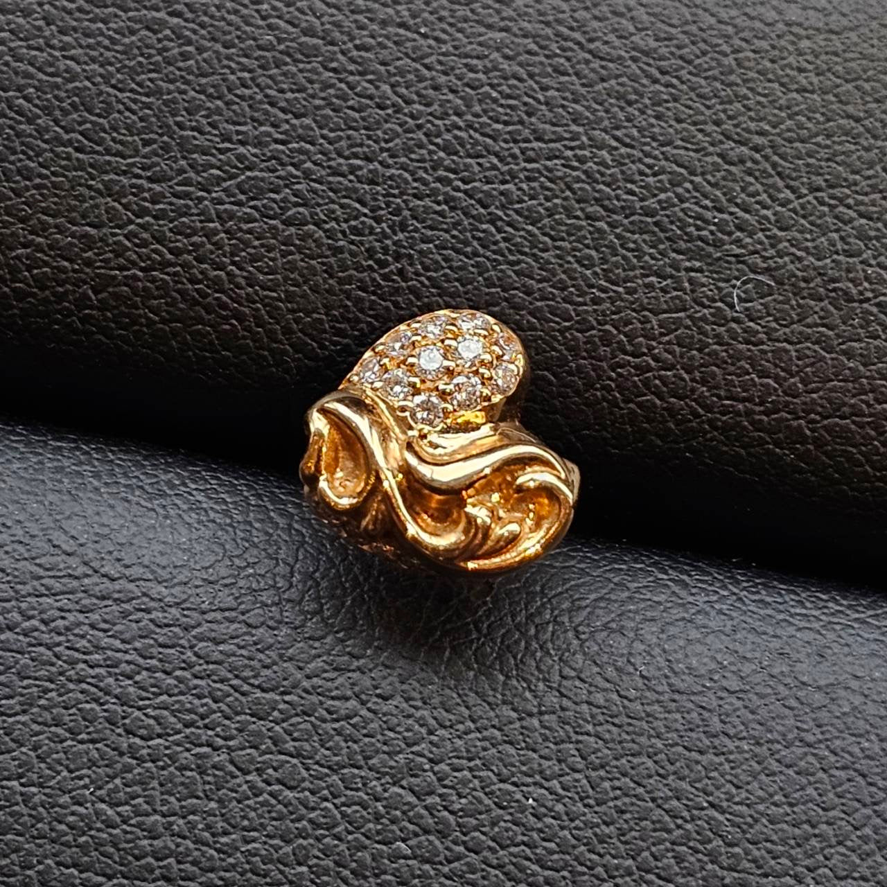 CHROME HEARTS 22K Viny Heart Stud Earring Pave Diamond クロムハーツ 22K ヴィニーハート スタッズ イヤリング ピアス パヴェヴェダイヤモンド