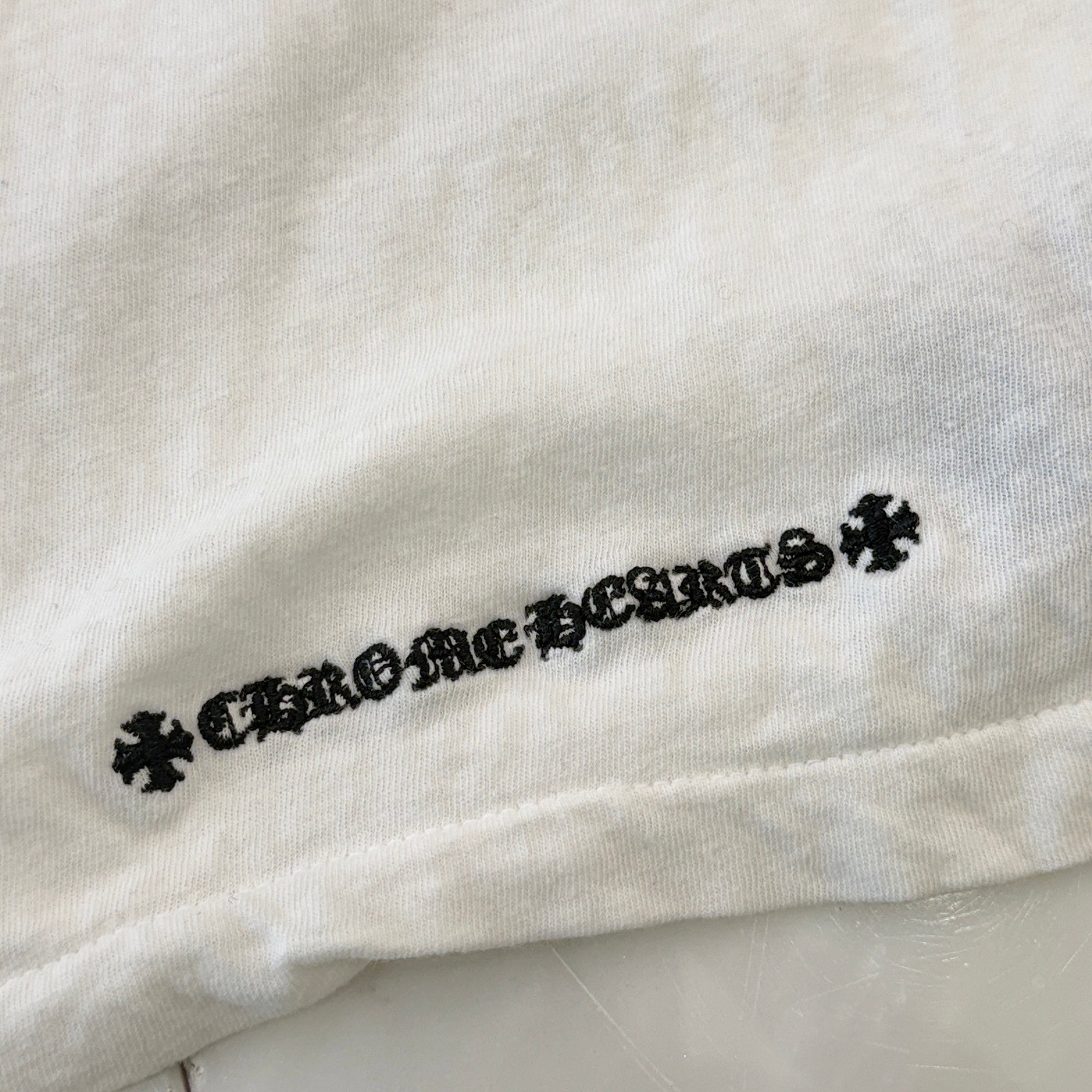CHROME HEARTS Y NOT Vine Dagger CH Plus Embroidery Tee Size S クロムハーツ ワイノット ヴァインダガー CHプラス刺繍 Tシャツ サイズS