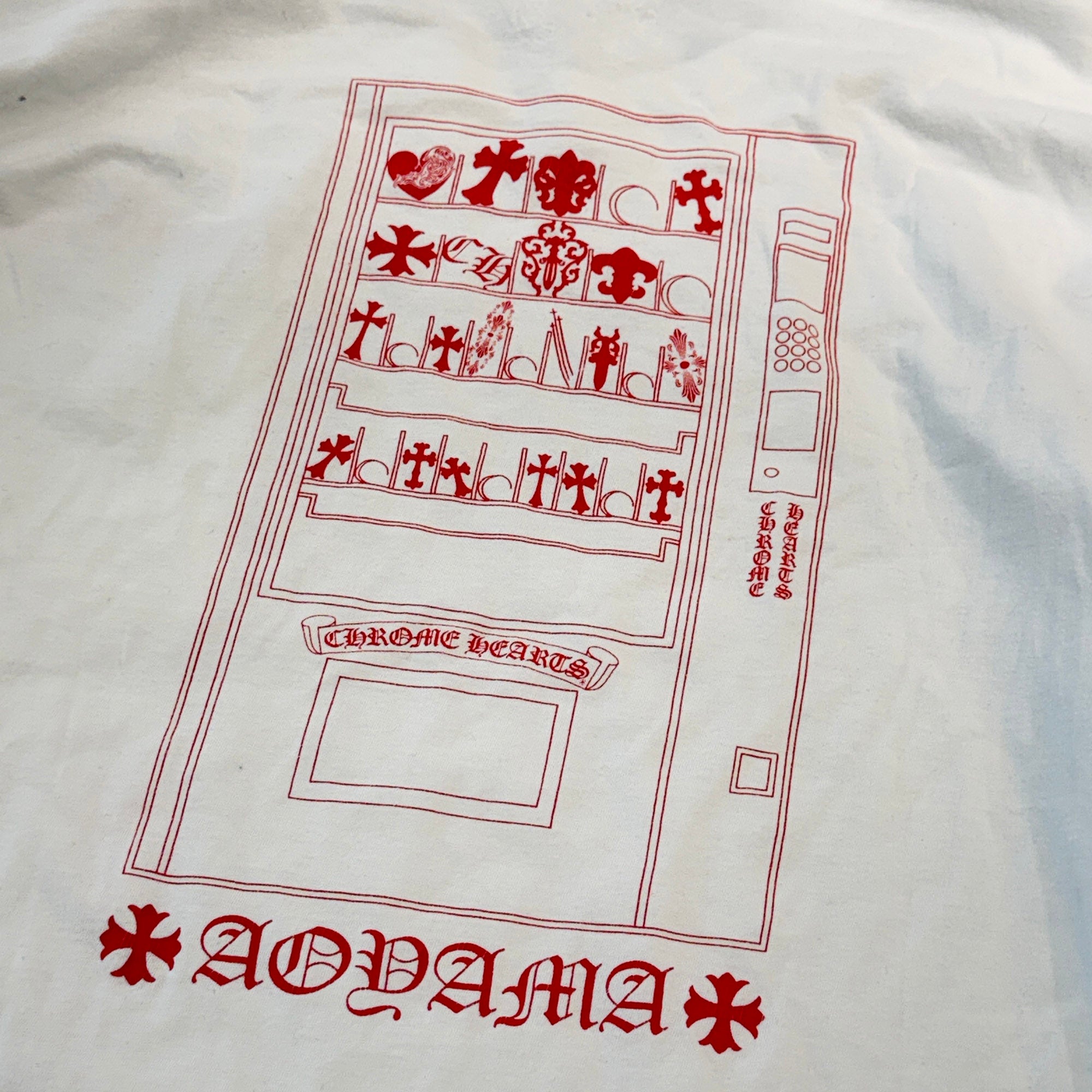 CHROME HEARTS TOKYO AOYAMA Limited Vending Machine Long Sleeve Tee Size XL クロムハーツ 東京青山限定 自動販売機モチーフ ロングスリーブTシャツ サイズXL