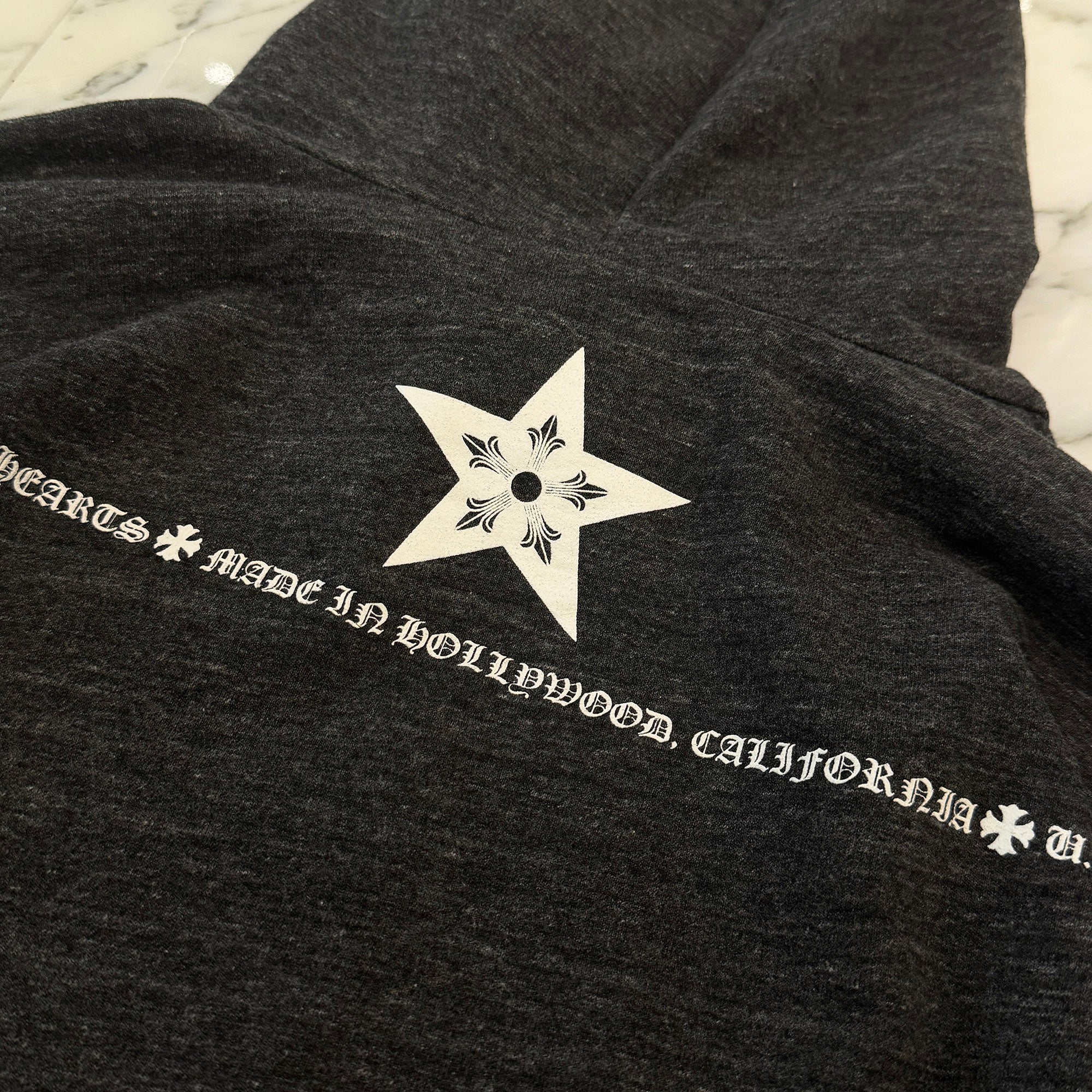 CHROME HEARTS CH Star Zip Up Hoodie Size M クロムハーツ CHスター ジップアップフーディ サイズM