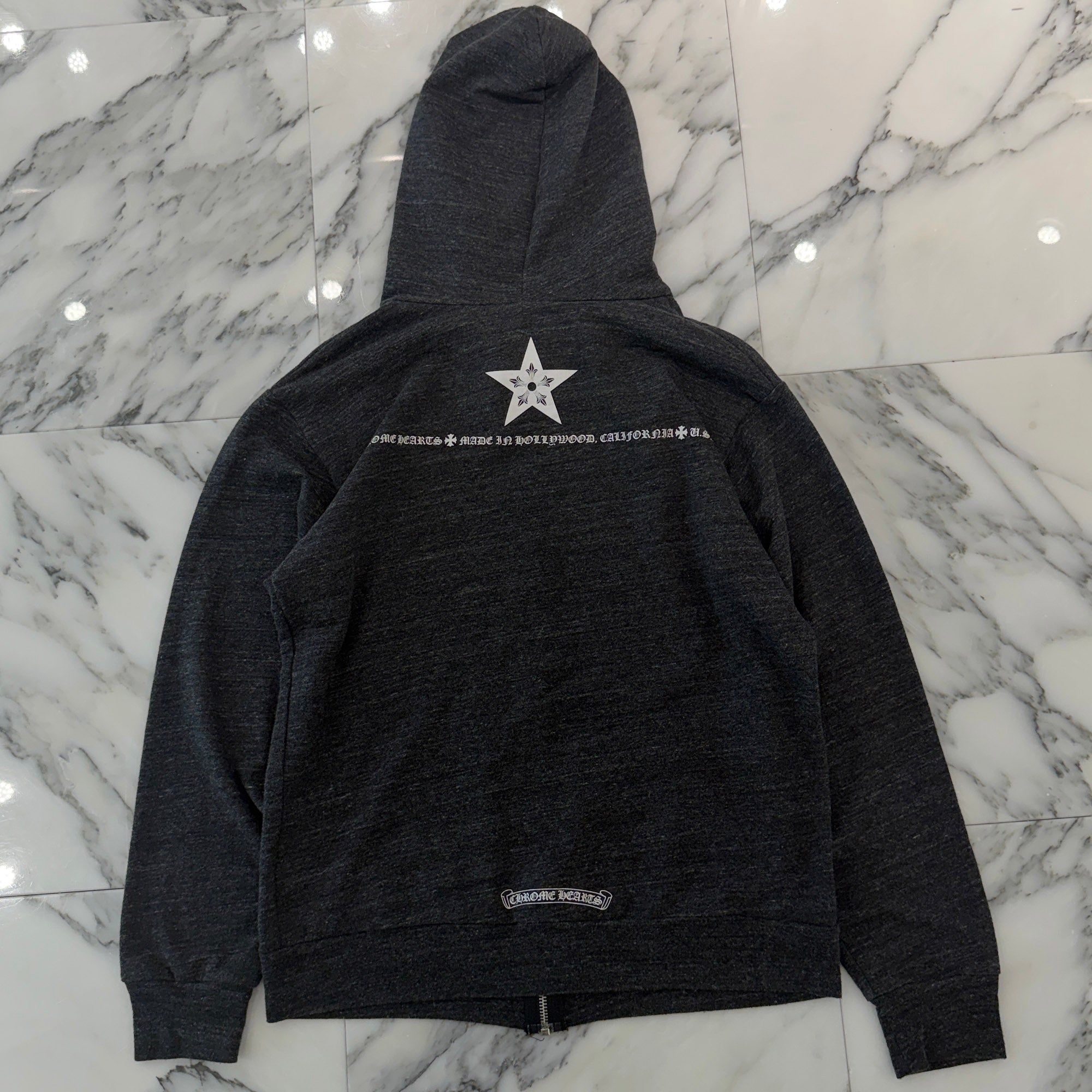 CHROME HEARTS CH Star Zip Up Hoodie Size M クロムハーツ CHスター ジップアップフーディ サイズM