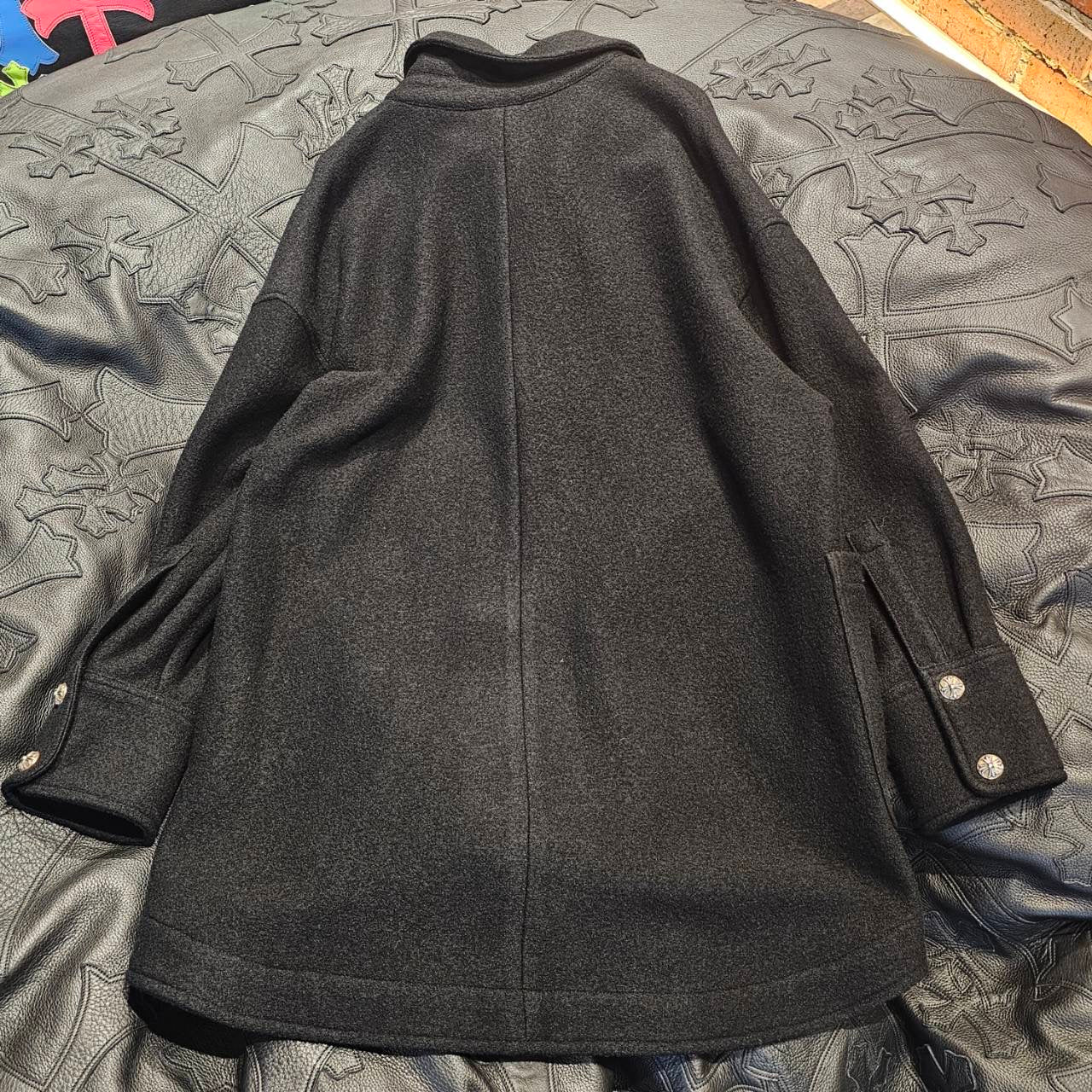 CHROME HEARTS Y NOT Cross Ball Button Wool Jacket Size M クロムハーツ ワイノット クロスボールボタン ウールジャケット サイズM