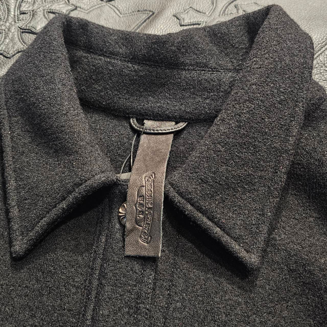 CHROME HEARTS Y NOT Cross Ball Button Wool Jacket Size M クロムハーツ ワイノット クロスボールボタン ウールジャケット サイズM
