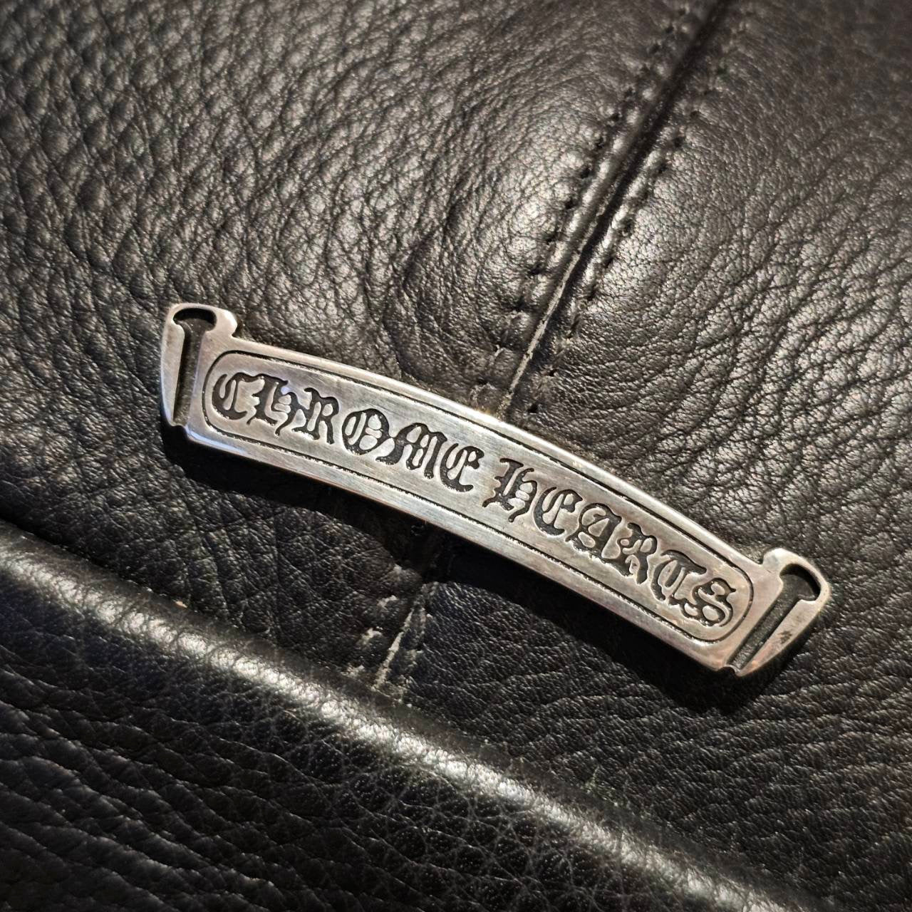 CHROME HEARTS SNAT PACK Leather Shoulder Bag クロムハーツ スナットパック レザー ショルダーバッグ