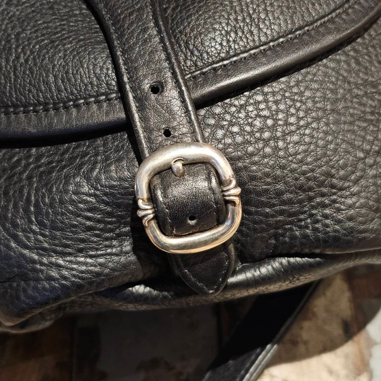 CHROME HEARTS SNAT PACK Leather Shoulder Bag クロムハーツ スナットパック レザー ショルダーバッグ
