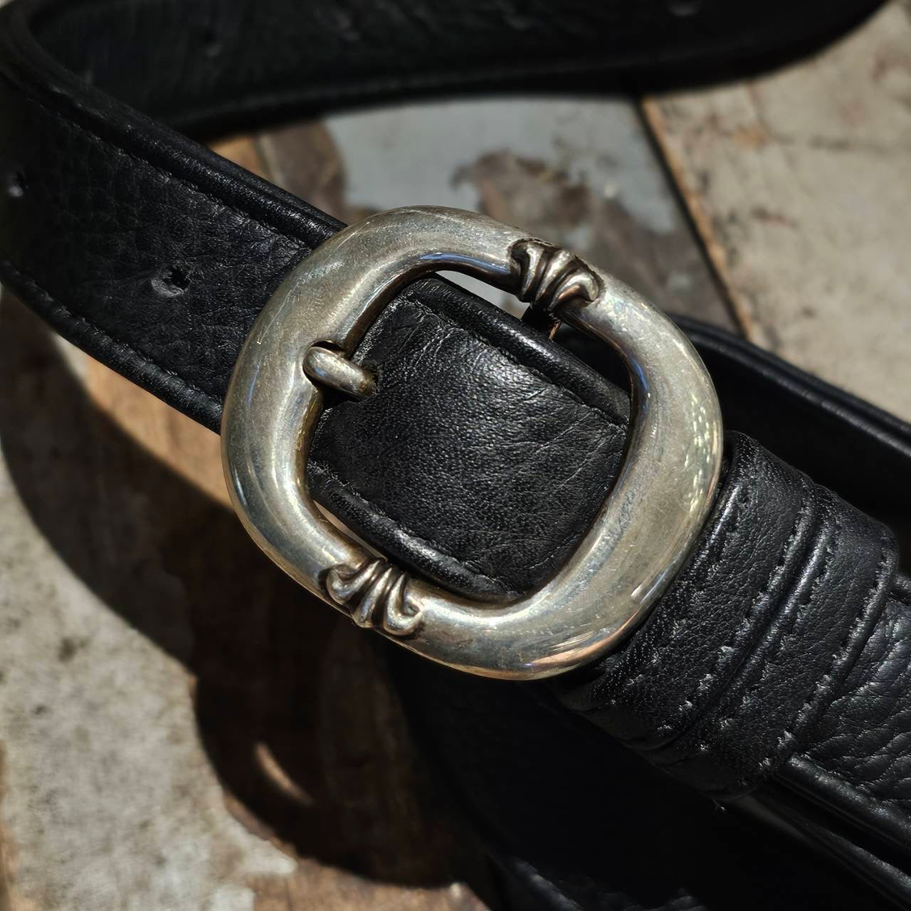 CHROME HEARTS SNAT PACK Leather Shoulder Bag クロムハーツ スナットパック レザー ショルダーバッグ