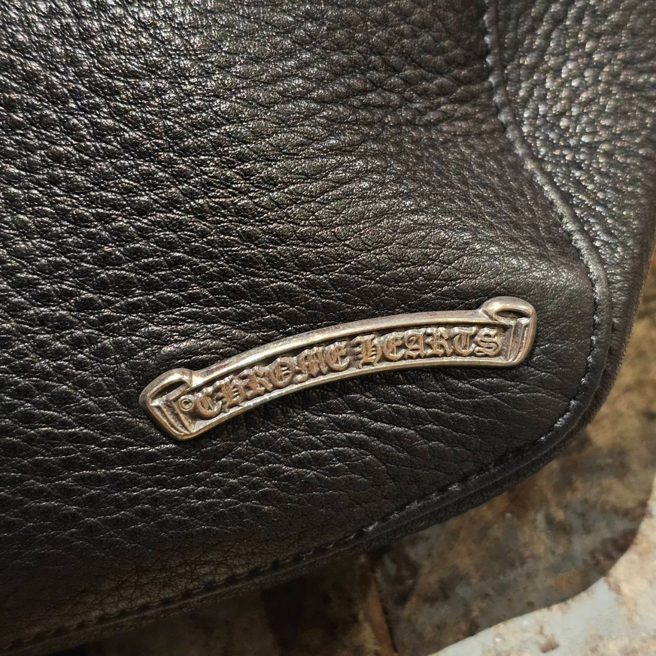 CHROME HEARTS Scroll Leather Hand Bag クロムハーツ スクロール レザー ハンドバッグ