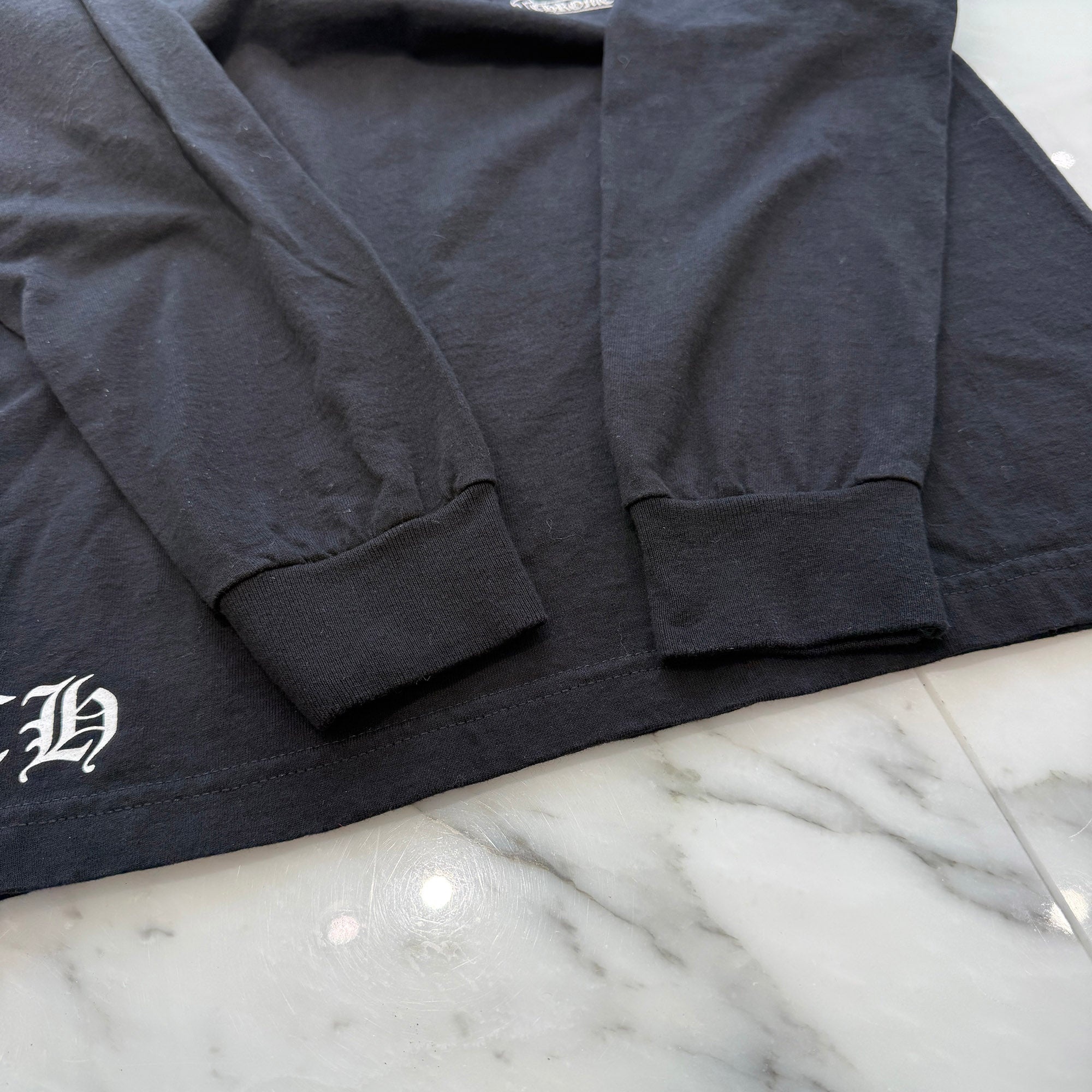 CHROME HEARTS Tire Track Long Sleeve Tee Size S クロムハーツ タイヤトラックロングスリーブTシャツ サイズS