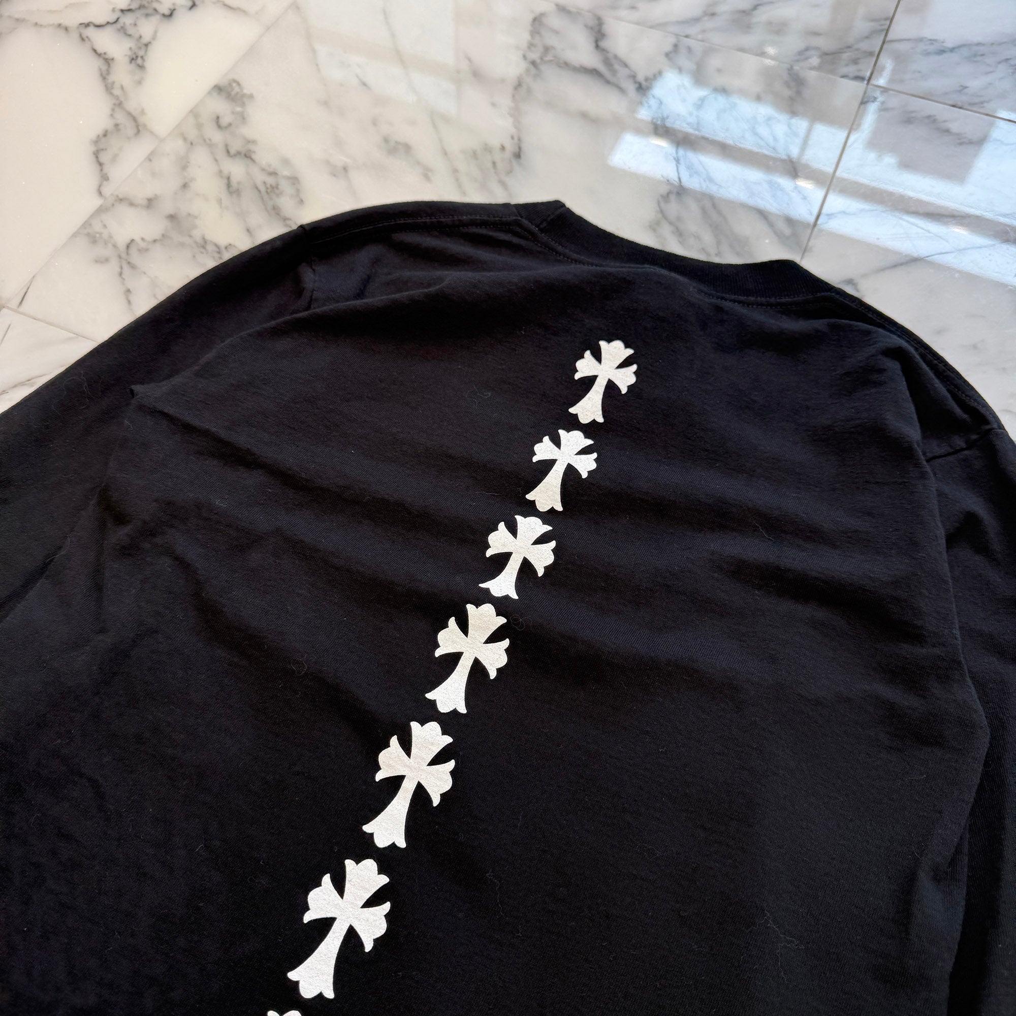 CHROME HEARTS Tire Track Long Sleeve Tee Size S クロムハーツ タイヤトラックロングスリーブTシャツ サイズS