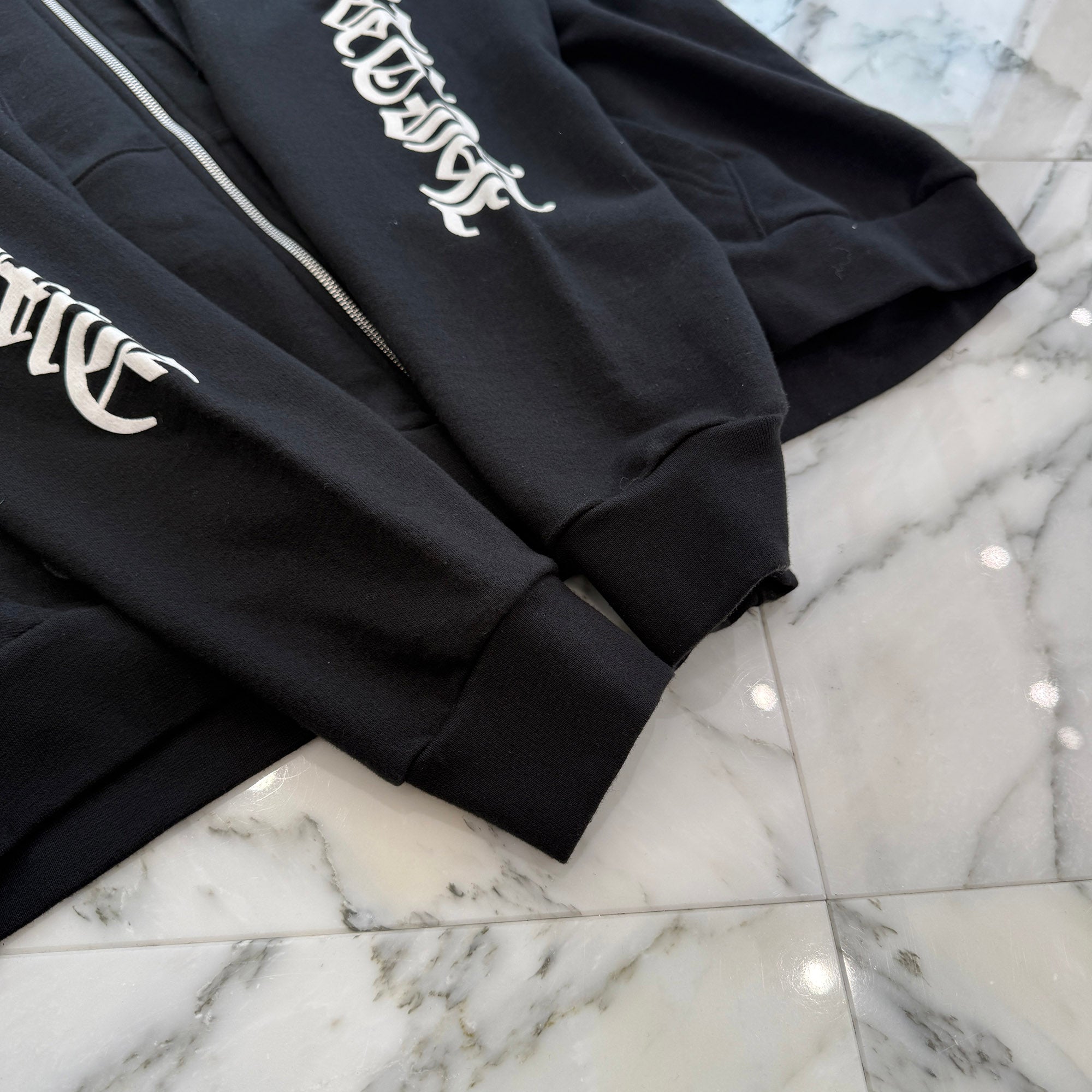 CHROME HEARTS Vertical Logo Zip Up Hoodie Size XXL クロムハーツ ヴァーティカル ロゴ ジップアップフーディー サイズXXL