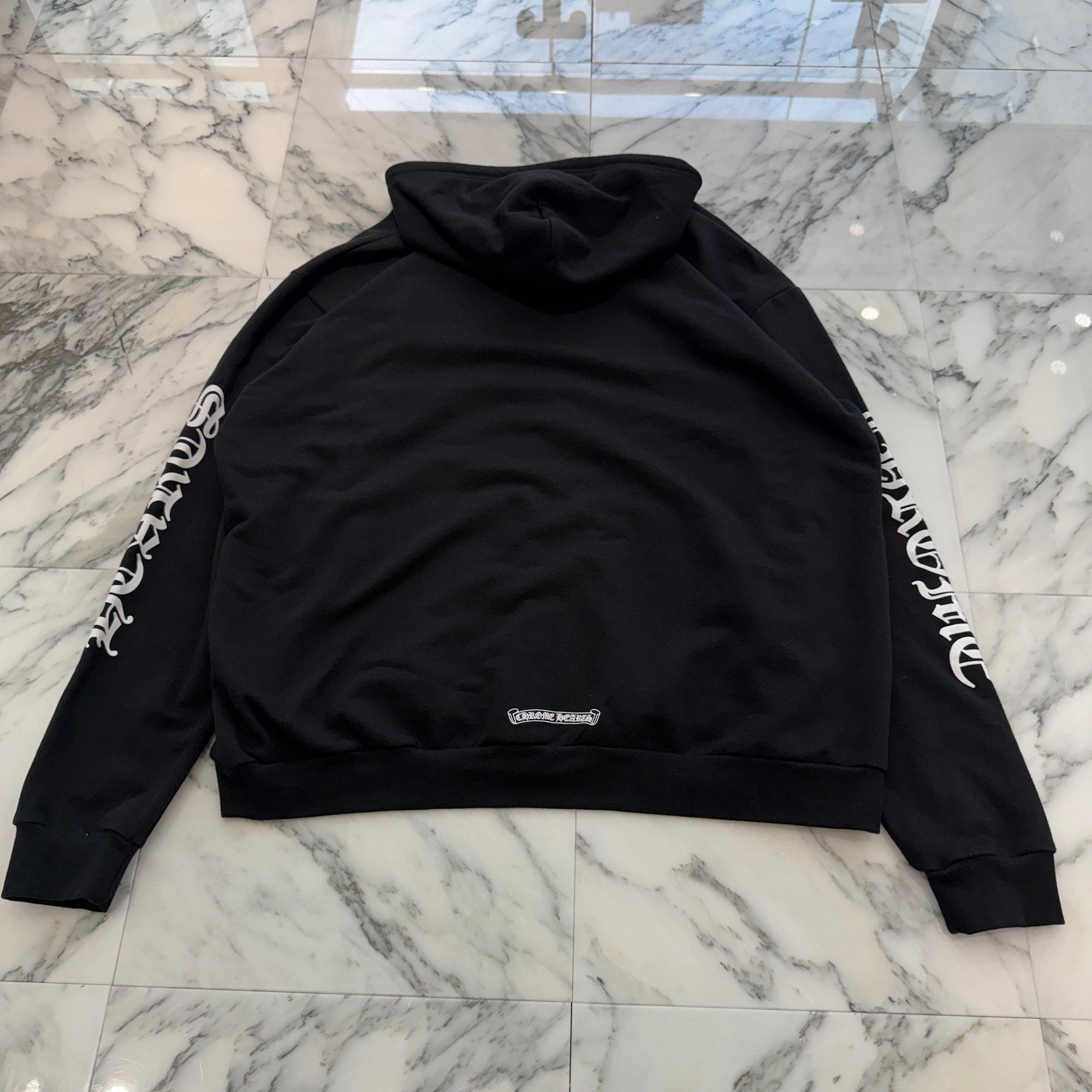 CHROME HEARTS Vertical Logo Zip Up Hoodie Size XXL クロムハーツ ヴァーティカル ロゴ ジップアップフーディー サイズXXL