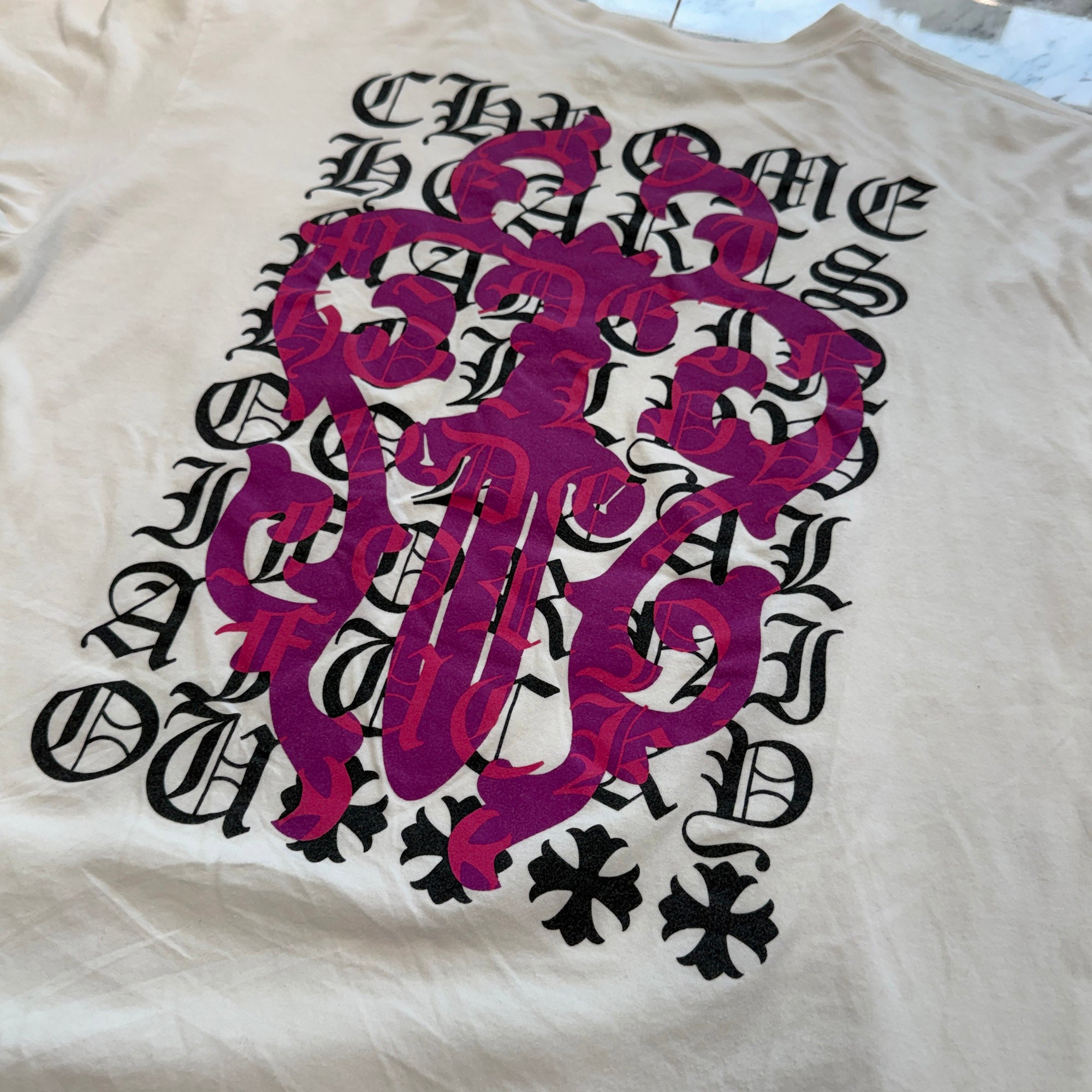CHROME HEARTS Dagger Eye Chart Tee Size XL クロムハーツ ダガーアイチャート Tシャツ サイズXL