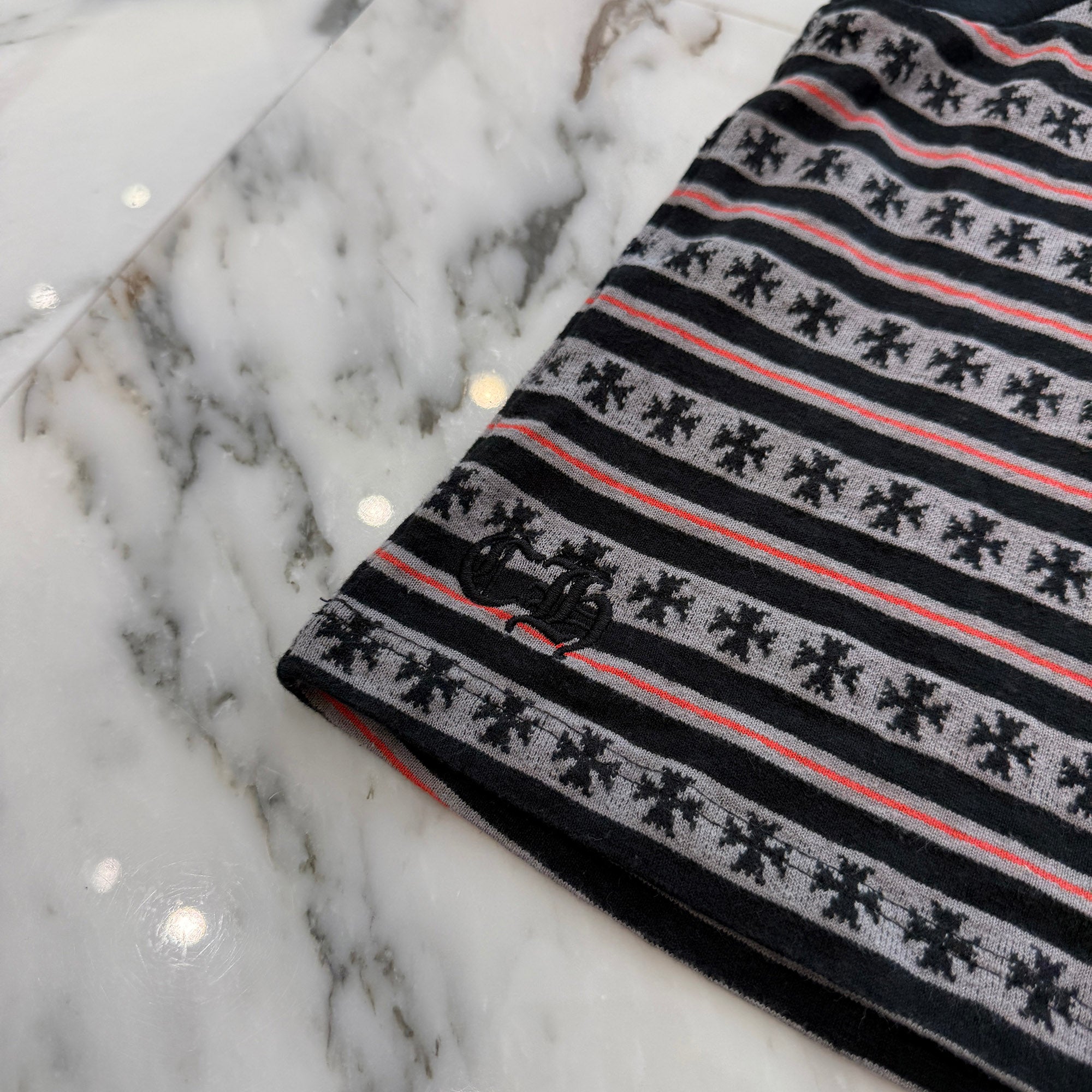 CHROME HEARTS × MATTY BOY Y NOT Chomper Embroidery Stripe Tank Top Size S クロムハーツ × マッティボーイ ワイノット チョンパー刺繍 ストライプ タンクトップ サイズS
