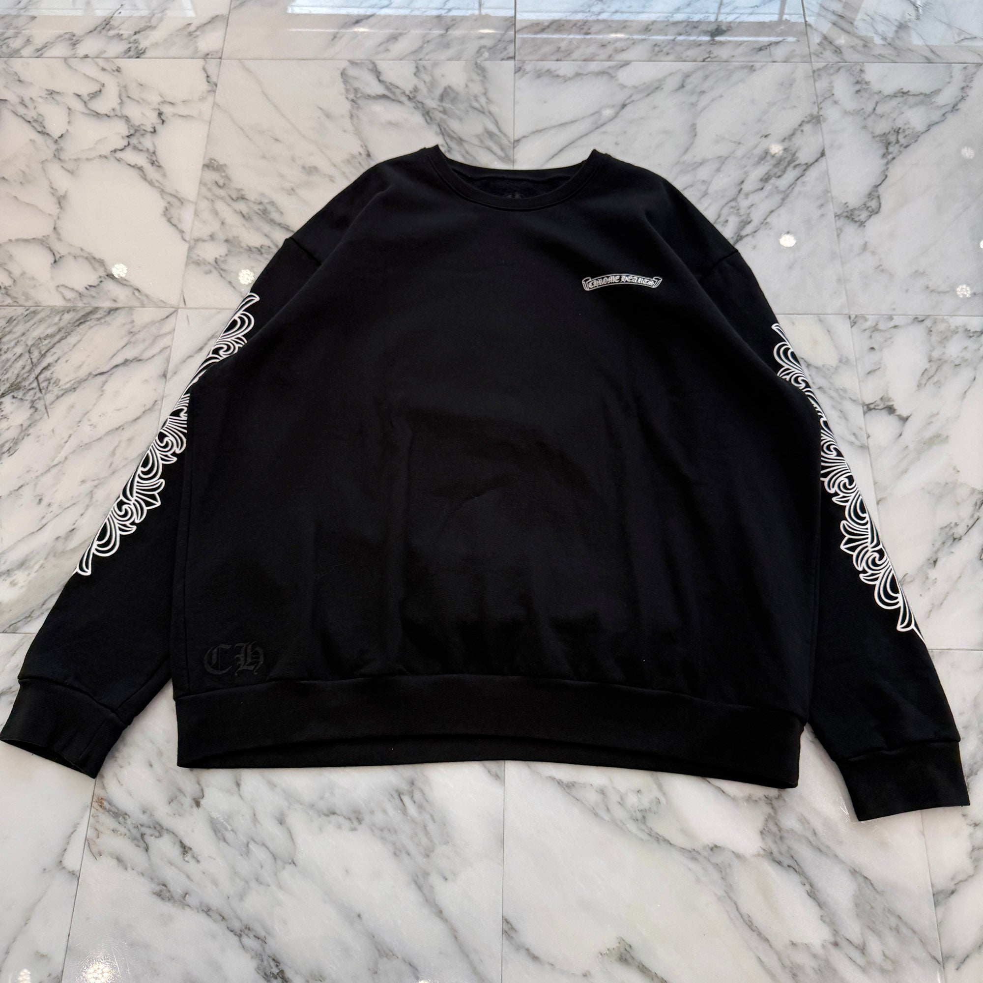 CHROME HEARTS Dagger Eye Chart Sweat Shirt Size XL クロムハーツ ダガー アイチャート スウェットシャツ サイズXL