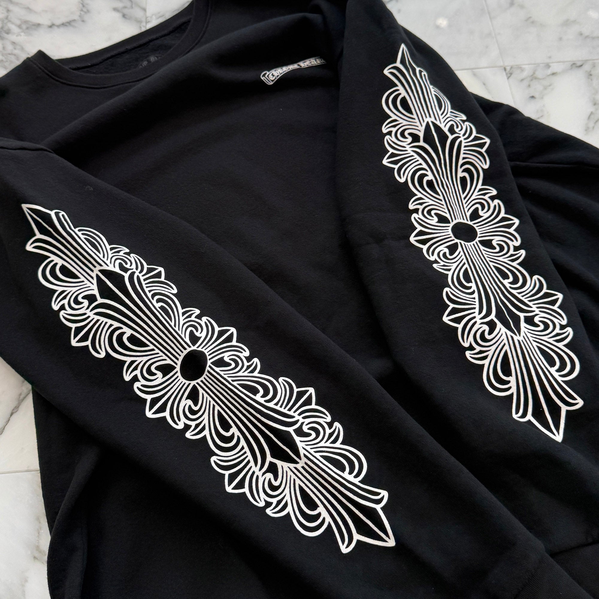 CHROME HEARTS Dagger Eye Chart Sweat Shirt Size XL クロムハーツ ダガー アイチャート スウェットシャツ サイズXL