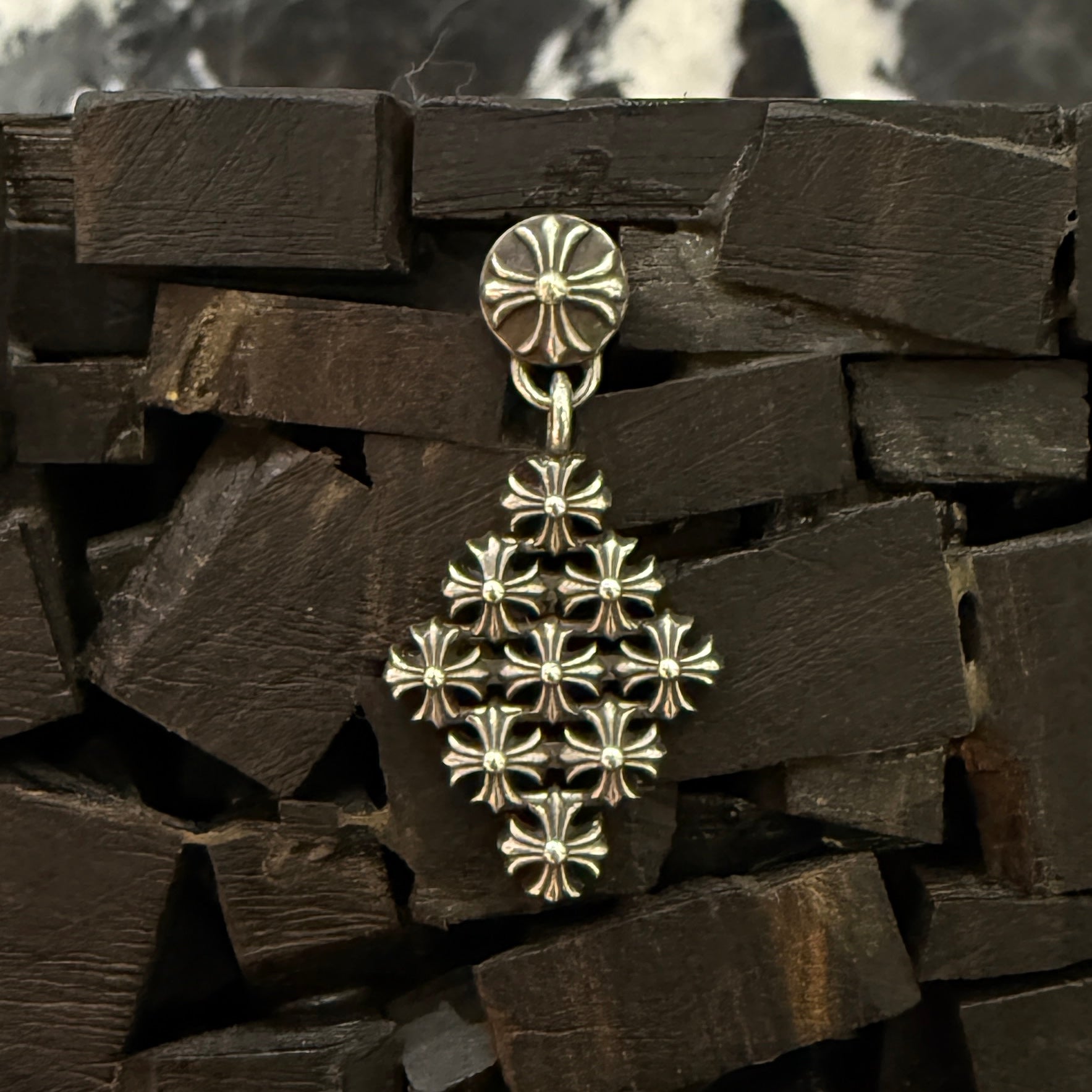 CHROME HEARTS Chain Mail CH Plus Earring クロムハーツ チェーンメイル CHプラス イヤリング ピアス シルバー925