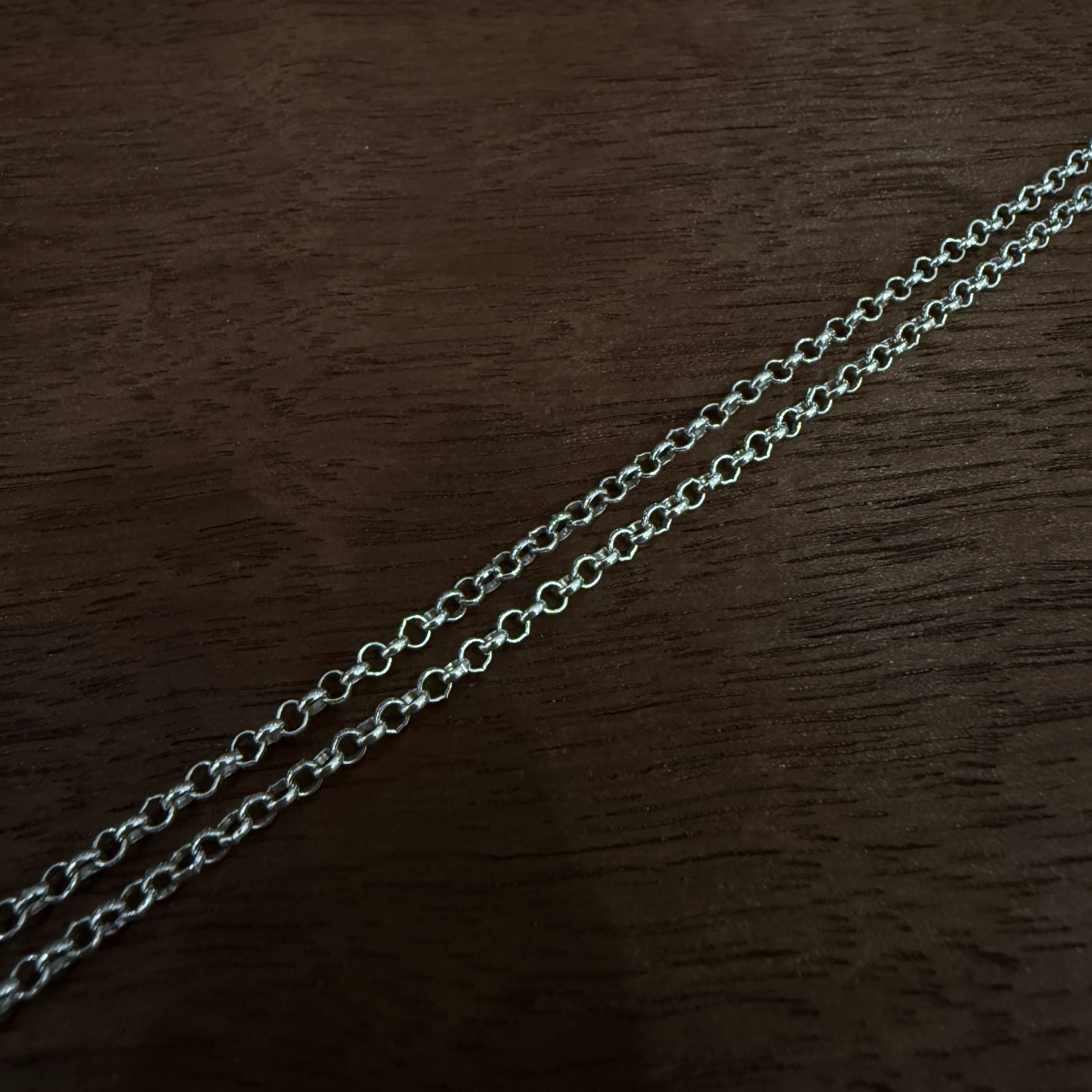 CHROME HEARTS Safety Pin Pendant Top 1 Diamond Roll Chain Necklace Size 16 Inch クロムハーツ セーフティピン 1ダイヤモンド ペンダントトップ ロールチェーン ネックレス サイズ16インチ