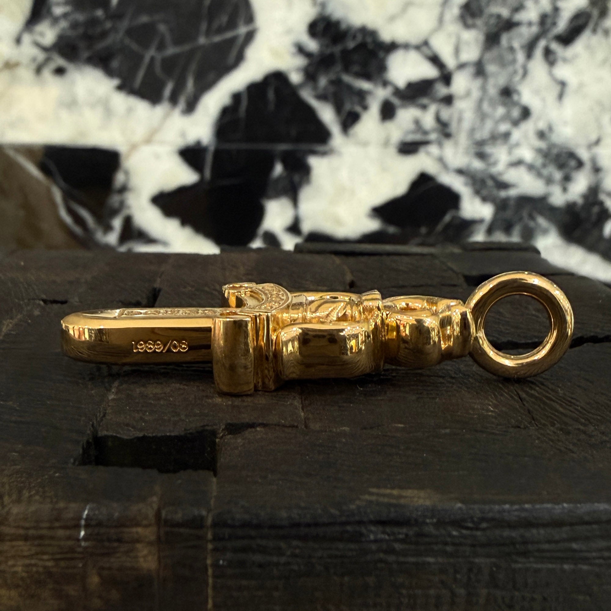 CHROME HEARTS 22K Double Dagger Pendant Top クロムハーツ 22K ダブルダガー ペンダントトップ