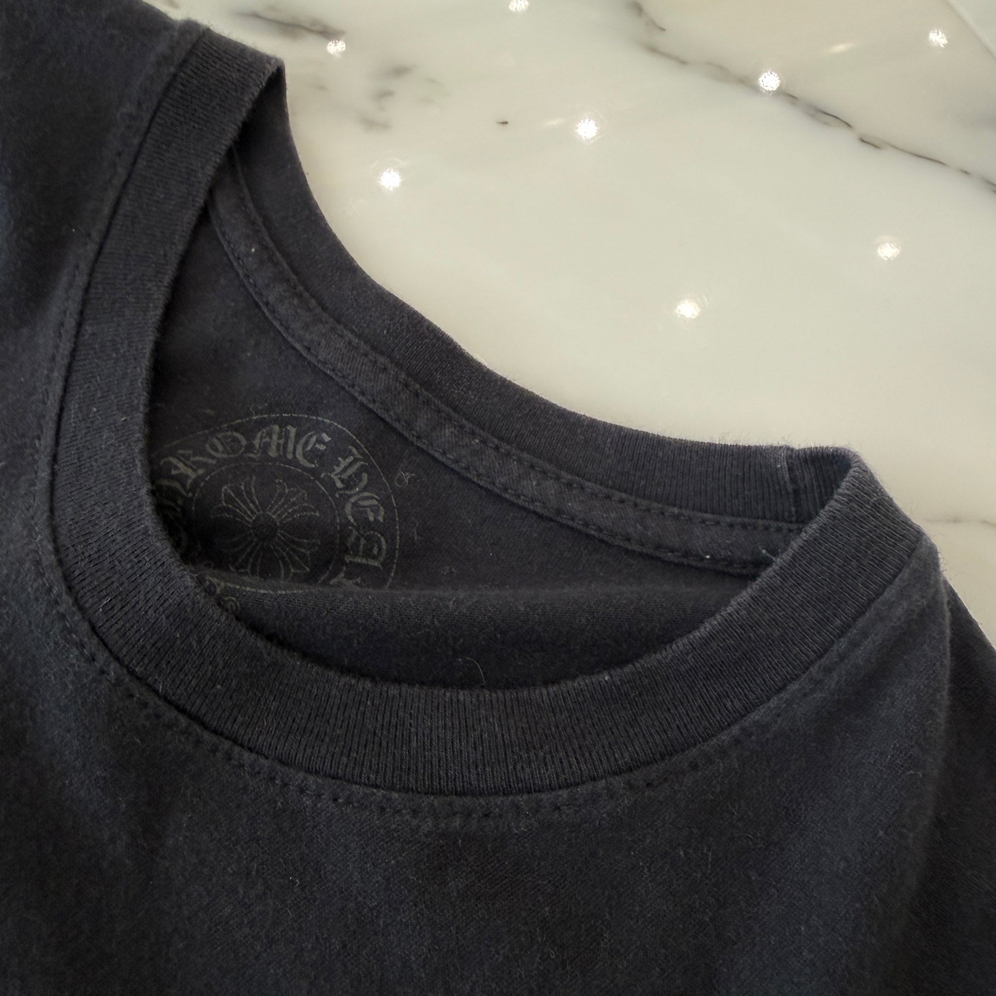 CHROME HEARTS Made In Hollywood Vertical Logo Tee Size M クロムハーツ メイドインハリウッド ヴァーティカルロゴ Tシャツ サイズM
