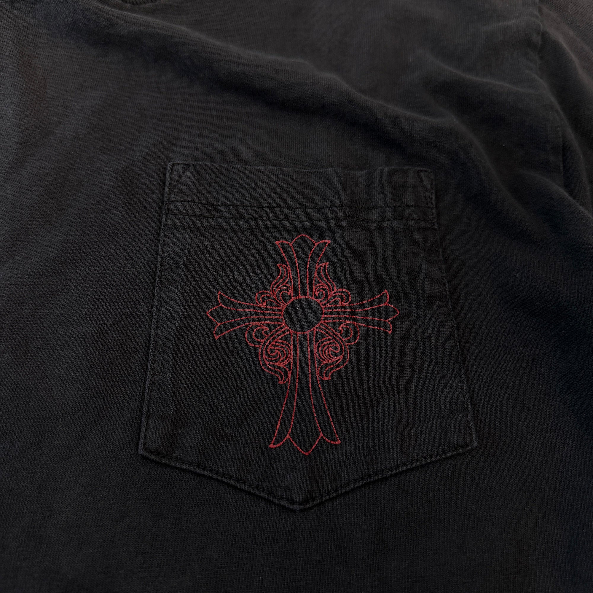 CHROME HEARTS Los Angeles Limited Back Scroll HaileyCross Print Tee Size M クロムハーツ ロサンゼルス バックスクロール ヘイリークロス プリント Tシャツ サイズM