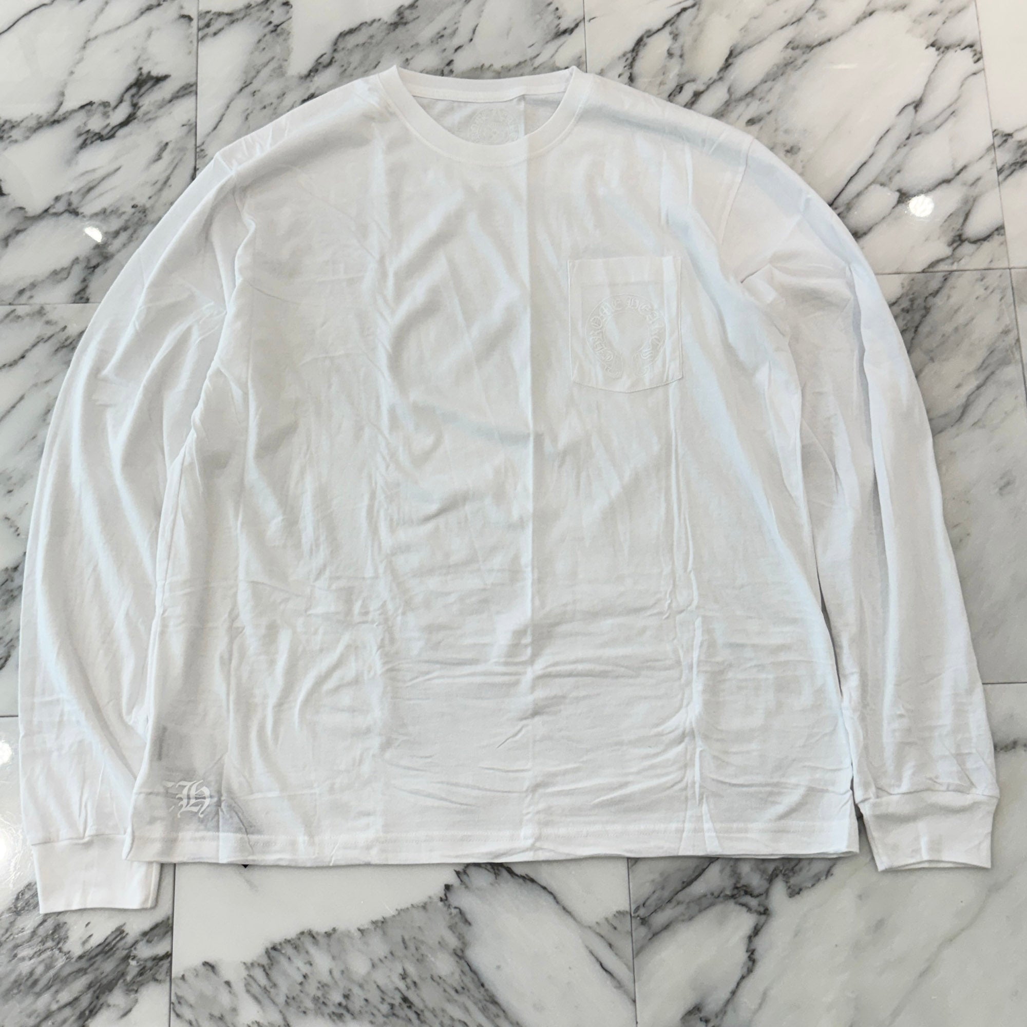 CHROME HEAR 2026SS ONLINE Limited Floral Cross Back Arch Logo USA Long Sleeve Tee Size XXL クロムハーツ オンライン限定 フローラルクロス バックアーチ ロゴ USA ロングスリーブ Tシャツ サイズXXL