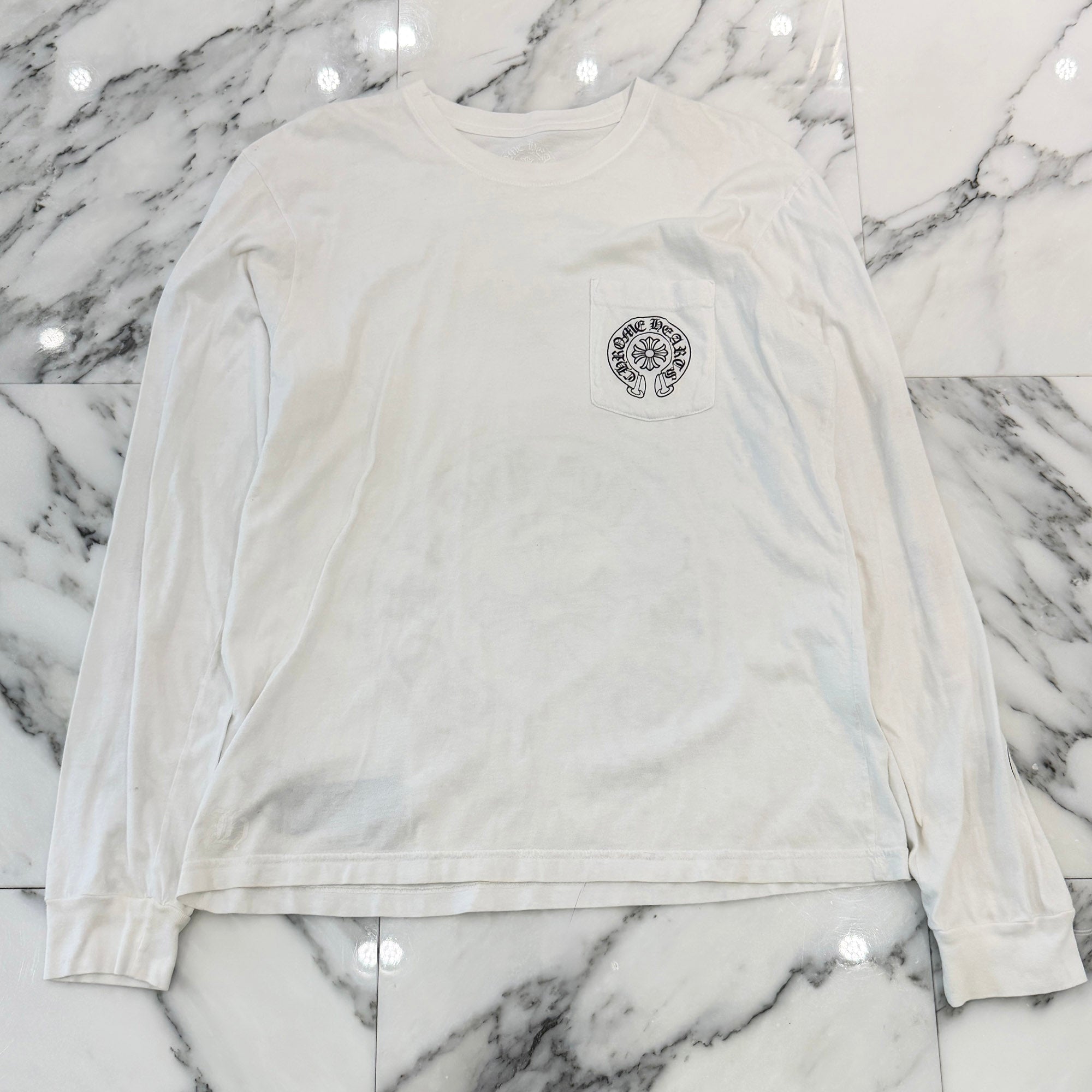 CHROME HEARTS Multi Color Horseshoe Long Sleeve Tee Size L クロムハーツ マルチカラー ホースシュー ロングスリーブ Tシャツ サイズL