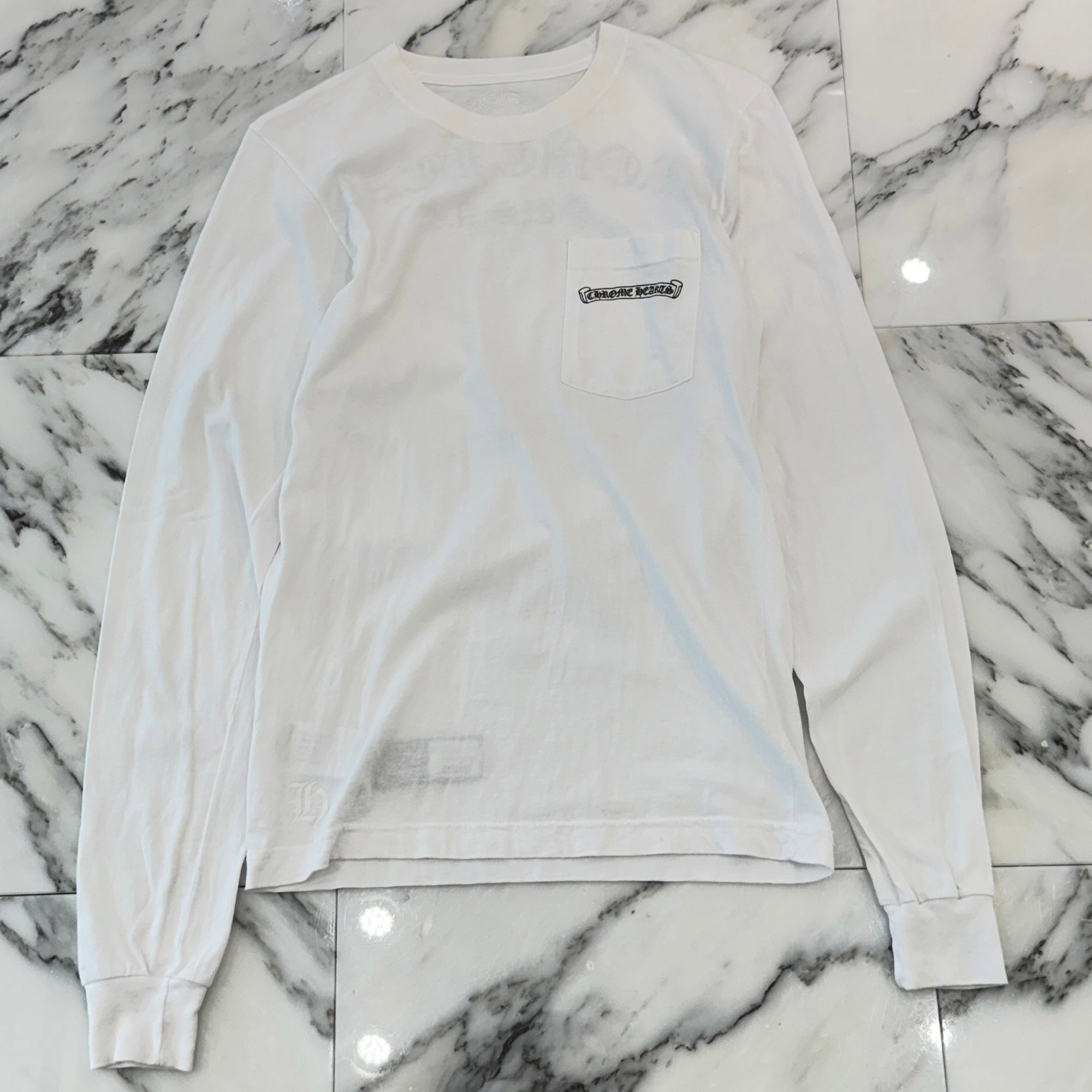CHROME HEARTS Back Arch Logo USA Long Sleeve Tee Size S クロムハーツ バックアーチロゴ USA ロングスリーブTシャツ サイズS