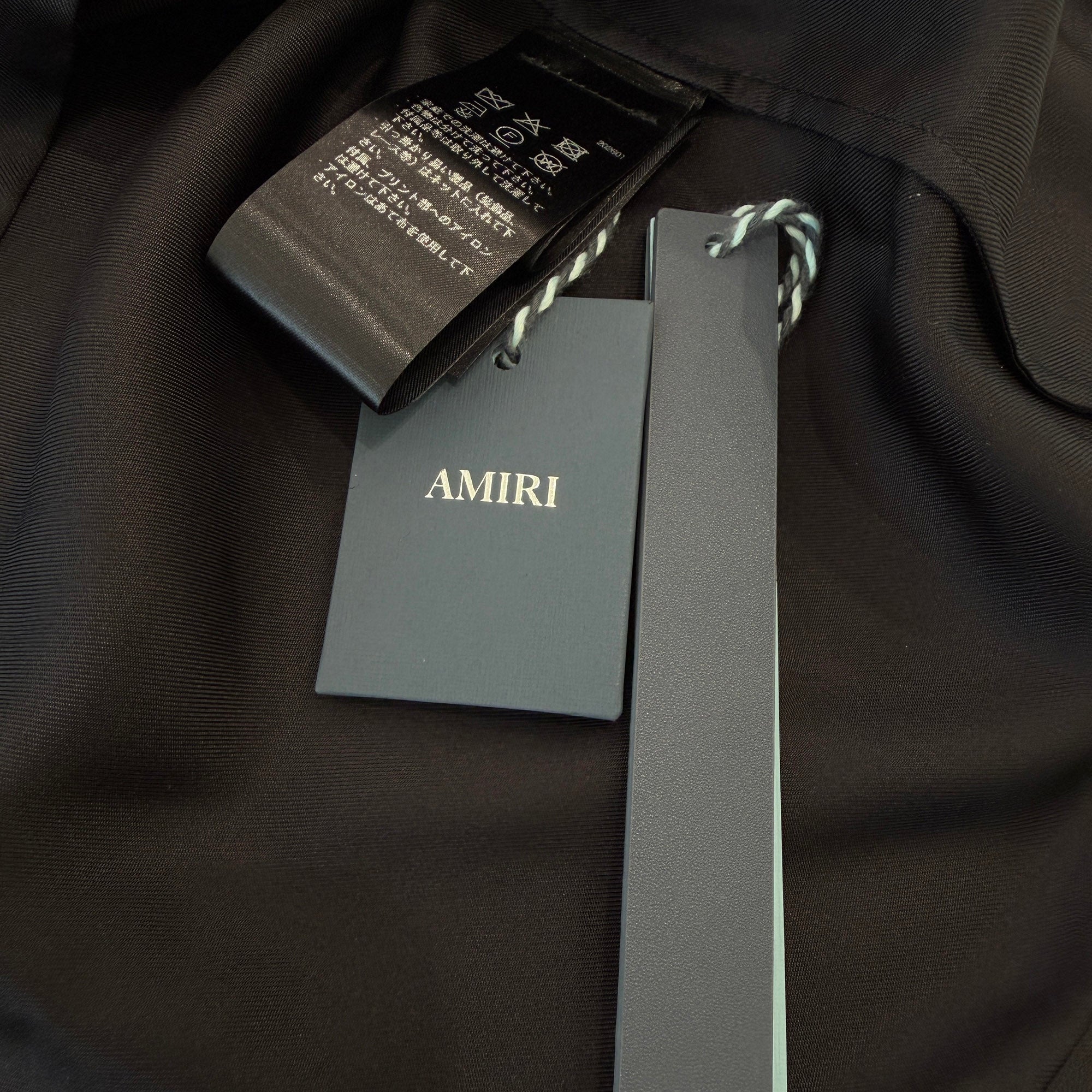AMIRI Chateau Crest Camp Silk Shirt AMTOSH1094 Size XL アミリ シャトー クレスト キャンプ シルクシャツ サイズXL