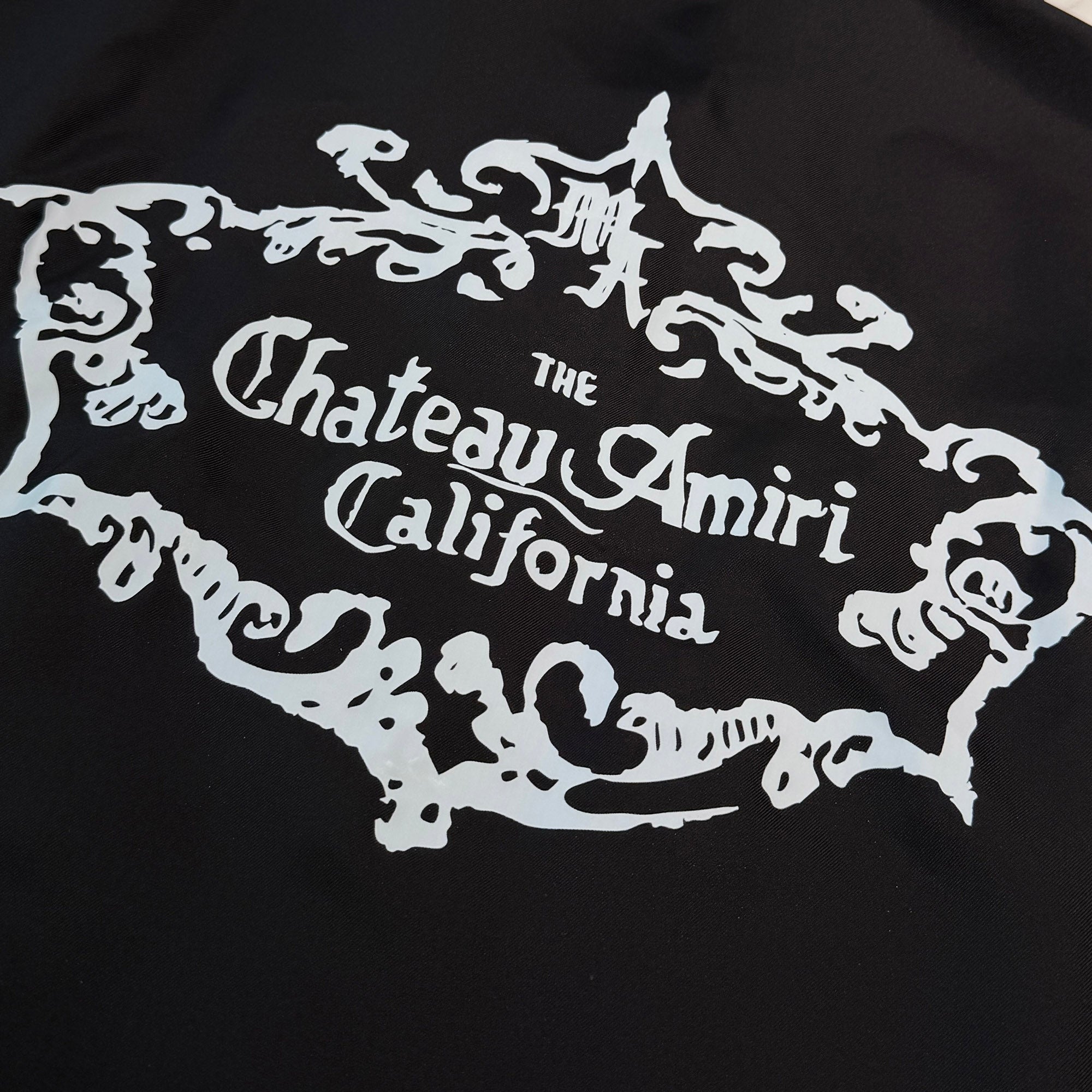 AMIRI Chateau Crest Camp Silk Shirt AMTOSH1094 Size XL アミリ シャトー クレスト キャンプ シルクシャツ サイズXL
