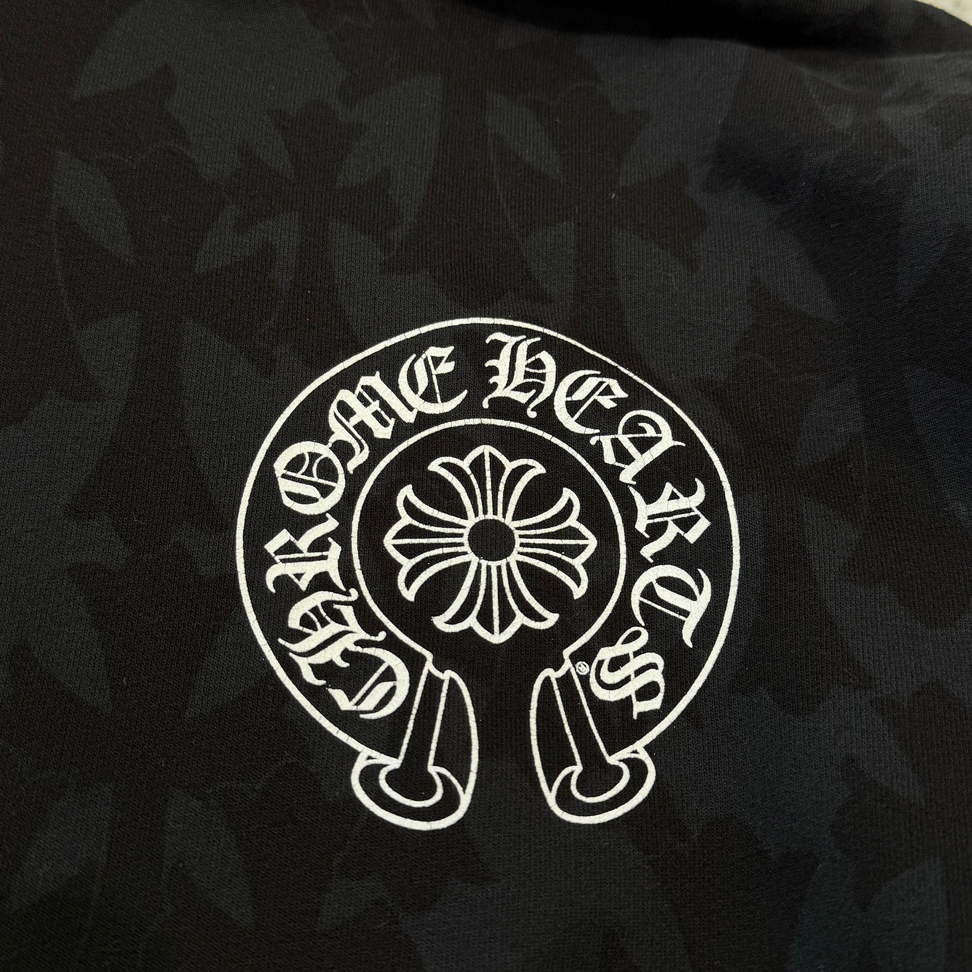 CHROME HEARTS 2024SS Graveyard Cemetery Cross Pullover Hoodie Size L クロムハーツ グレイブヤード セメタリークロス プルオーバーフーディ サイズL