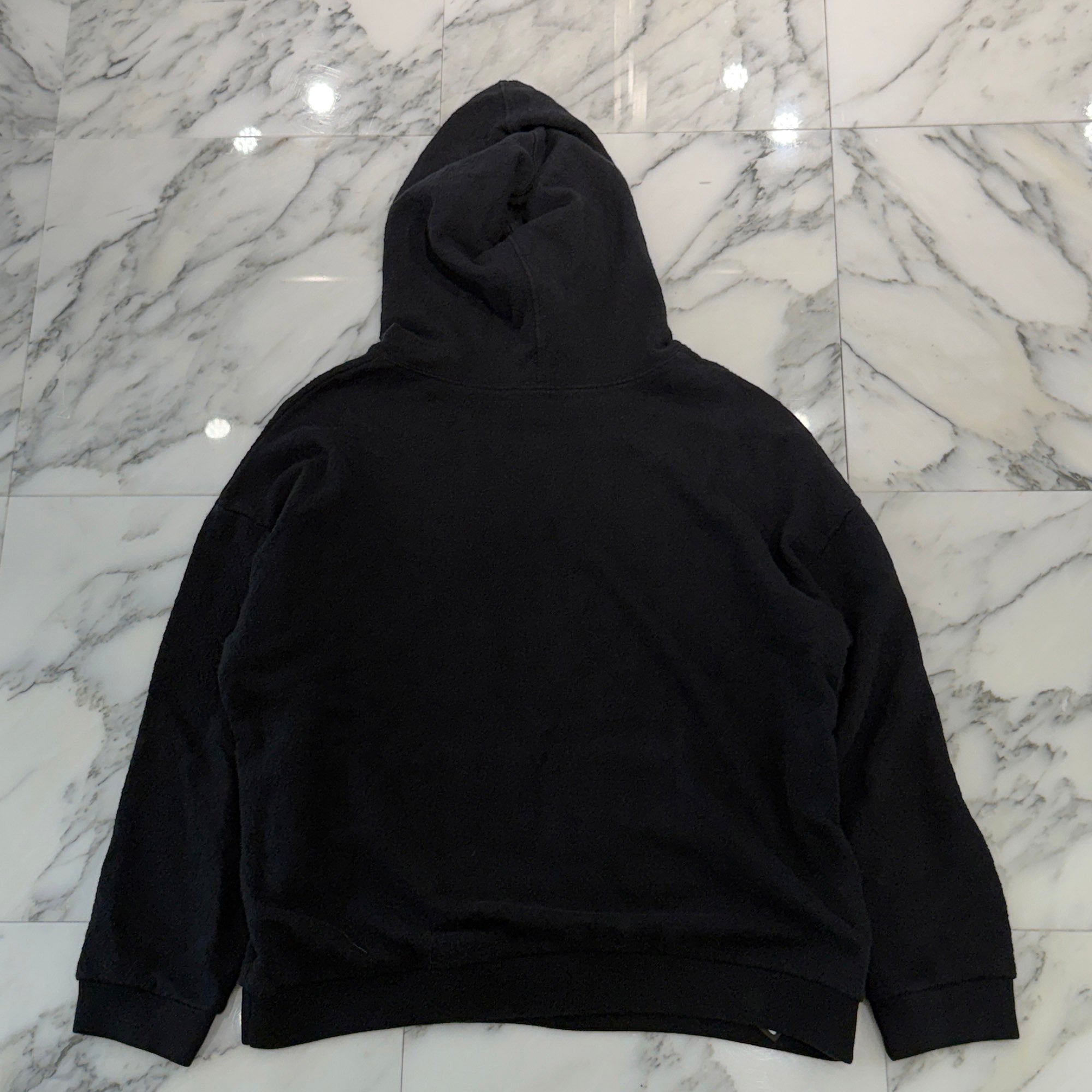CHROME HEARTS Y NOT Tonal Monogram Cross Vertical Logo Pullover Hoodie Shirt Size M  クロムハーツ ワイノット トーナルモノグラムクロス ヴァーティカルロゴ プルオーバーフーディ サイズM