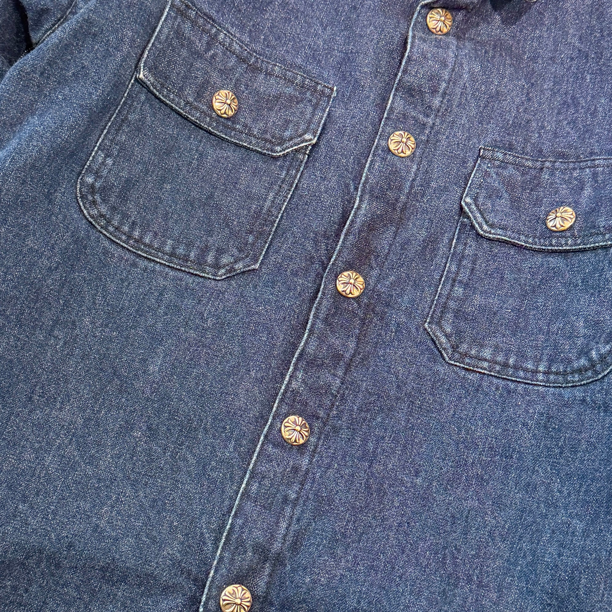 CHROME HEARTS Y NOT WORK DOG Denim Jacket Size S クロムハーツ ワイノット ワークドッグ デニムジャケット サイズS