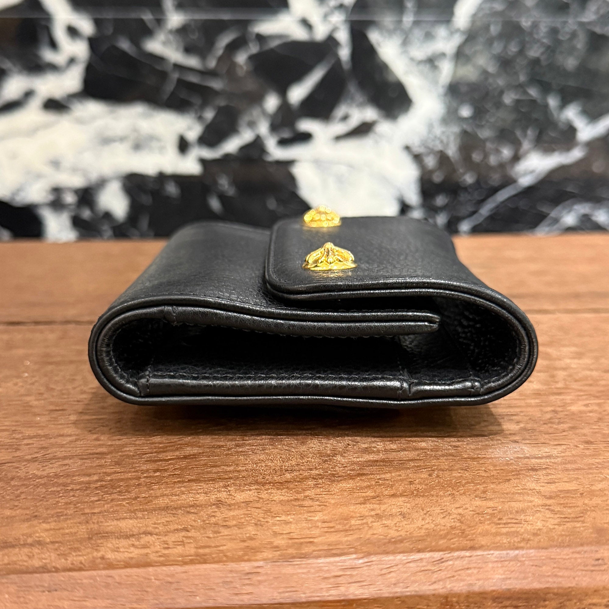 CHROME HEARTS 22K Wave Mini Cross Ball Wallet クロムハーツ 22K ウェーブ ミニ クロスボール ウォレット