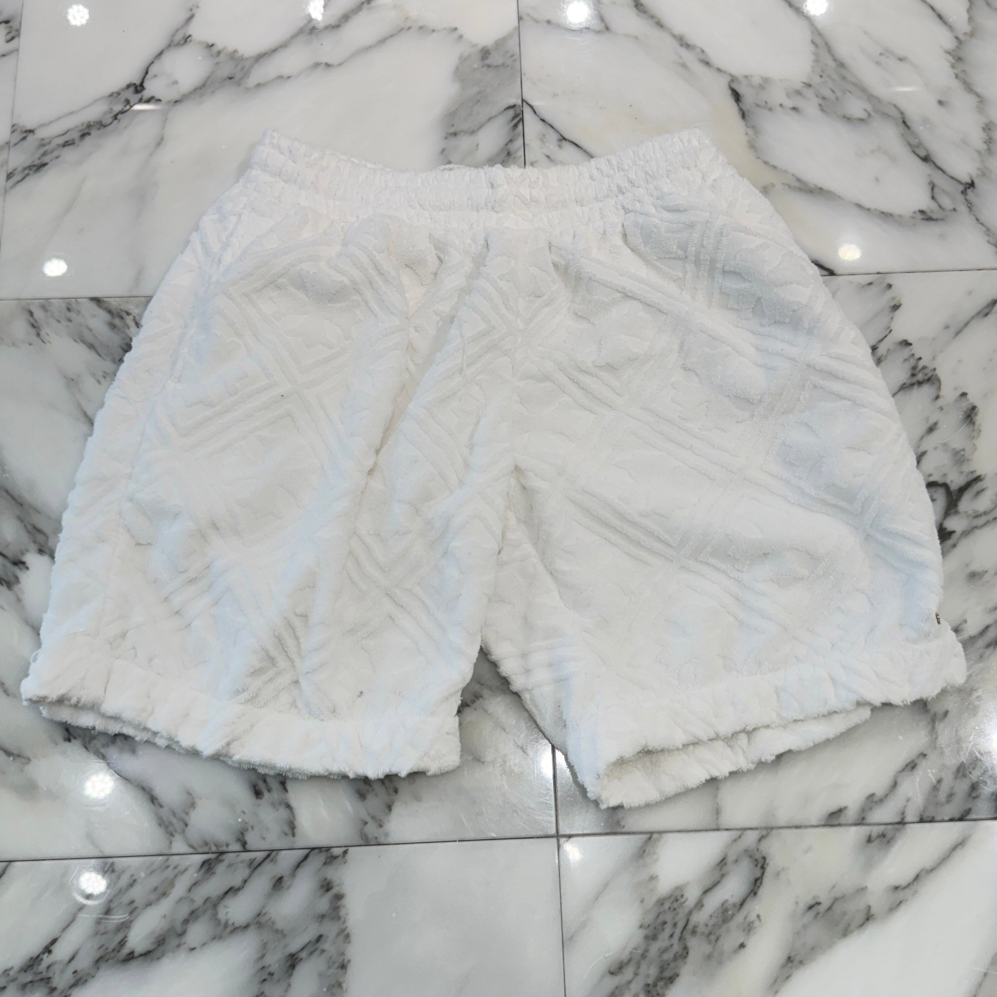 CHROME HEARTS Y NOT CH Plus Pattern Pile Terry Half Pants Size M クロムハーツ ワイノット CHプラス総柄 パイル地 テリー ハーフパンツ サイズM