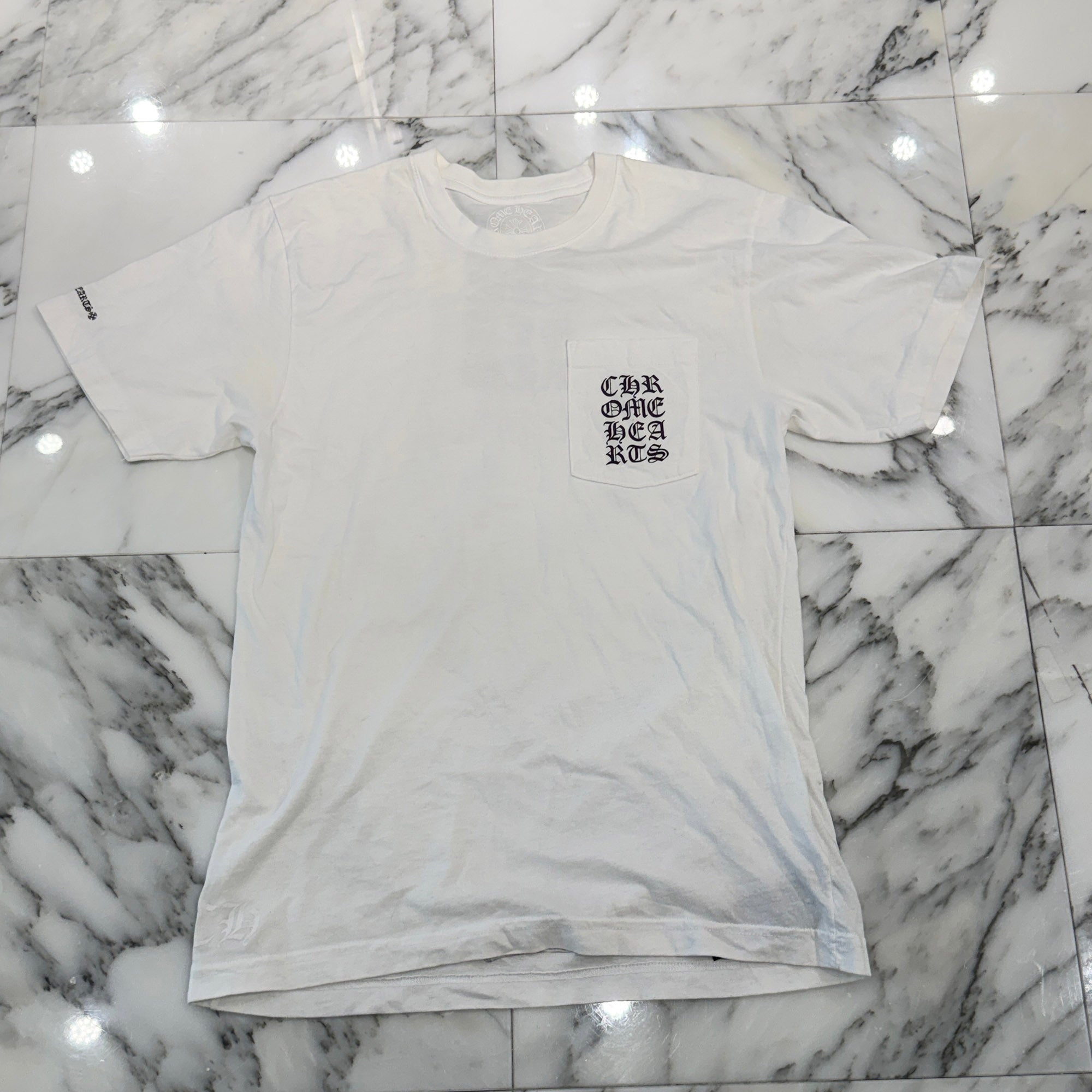 CHROME HEARTS Vertical Logo Tee Size M クロムハーツ ヴァーティカルロゴ Tシャツ サイズM