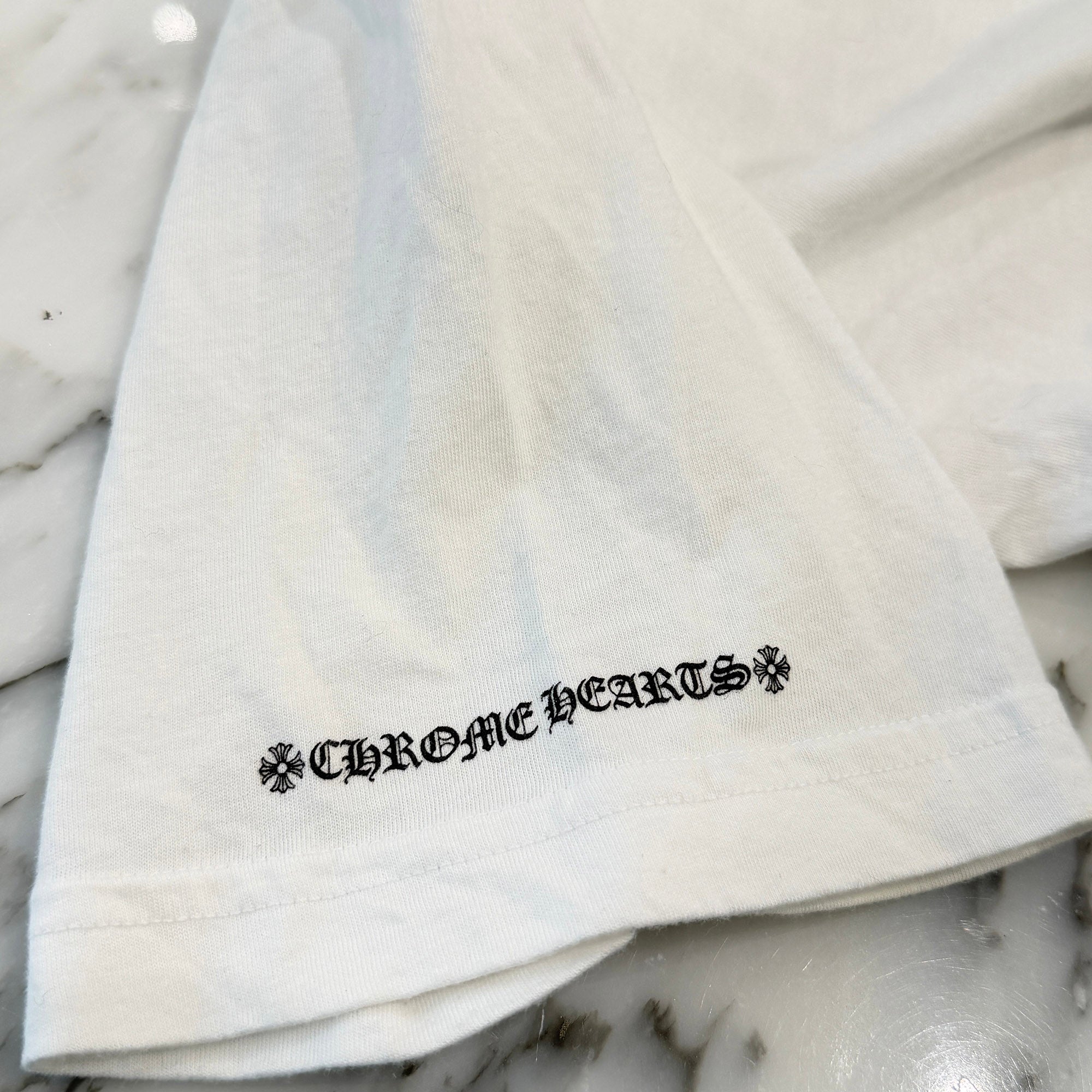 CHROME HEARTS Vertical Logo Tee Size M クロムハーツ ヴァーティカルロゴ Tシャツ サイズM
