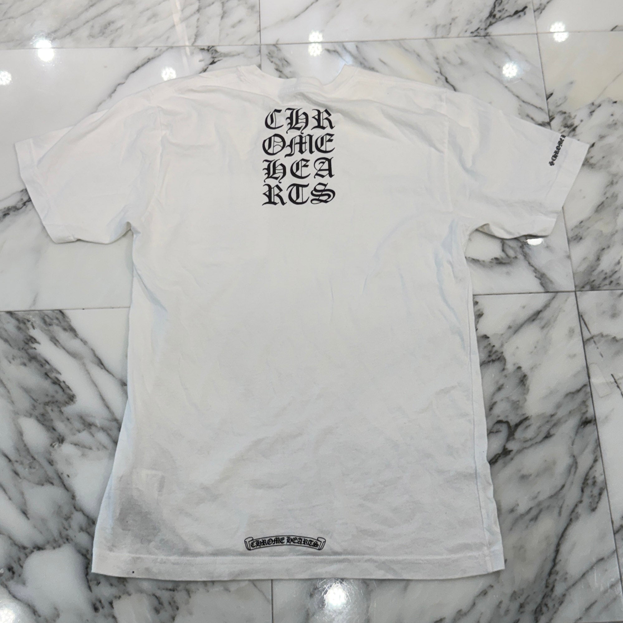 CHROME HEARTS Vertical Logo Tee Size M クロムハーツ ヴァーティカルロゴ Tシャツ サイズM