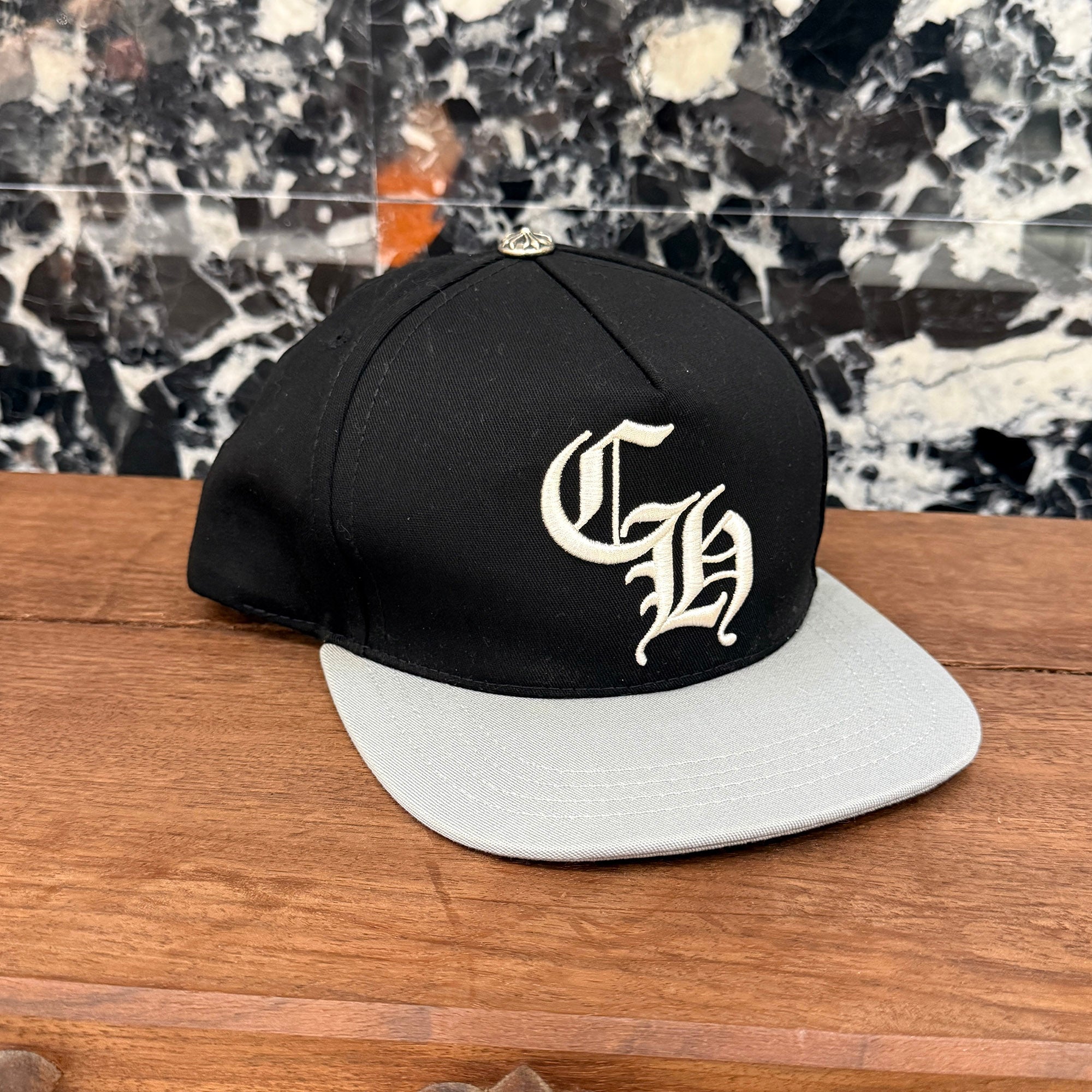 CHROME HEARTS CH Logo Embroidery Trucker Cap Size ONE SIZE (53-60) クロムハーツ CHロゴ刺繡 トラッカーキャップ サイズ ONE SIZE (53-60)