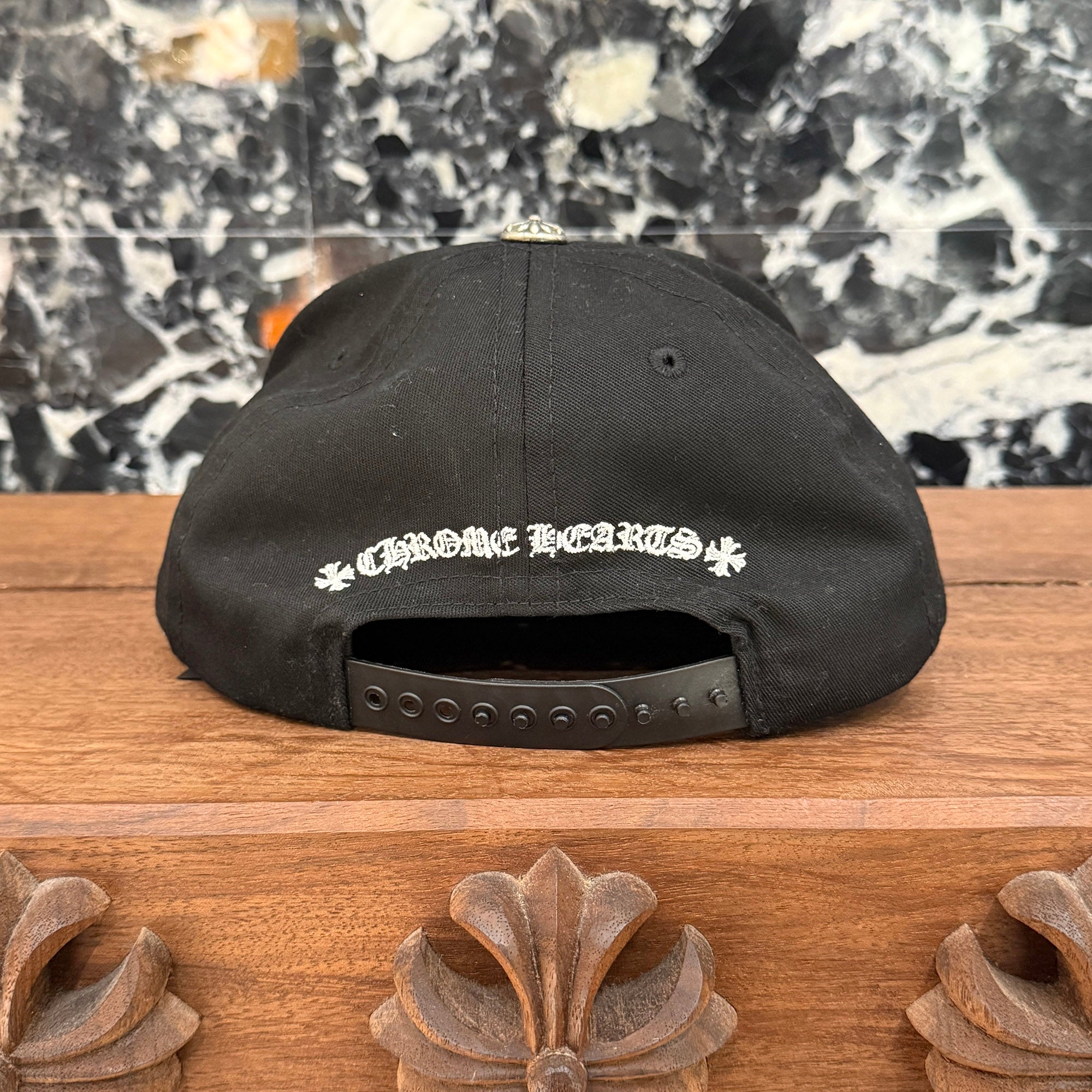 CHROME HEARTS CH Logo Embroidery Trucker Cap Size ONE SIZE (53-60) クロムハーツ CHロゴ刺繡 トラッカーキャップ サイズ ONE SIZE (53-60)