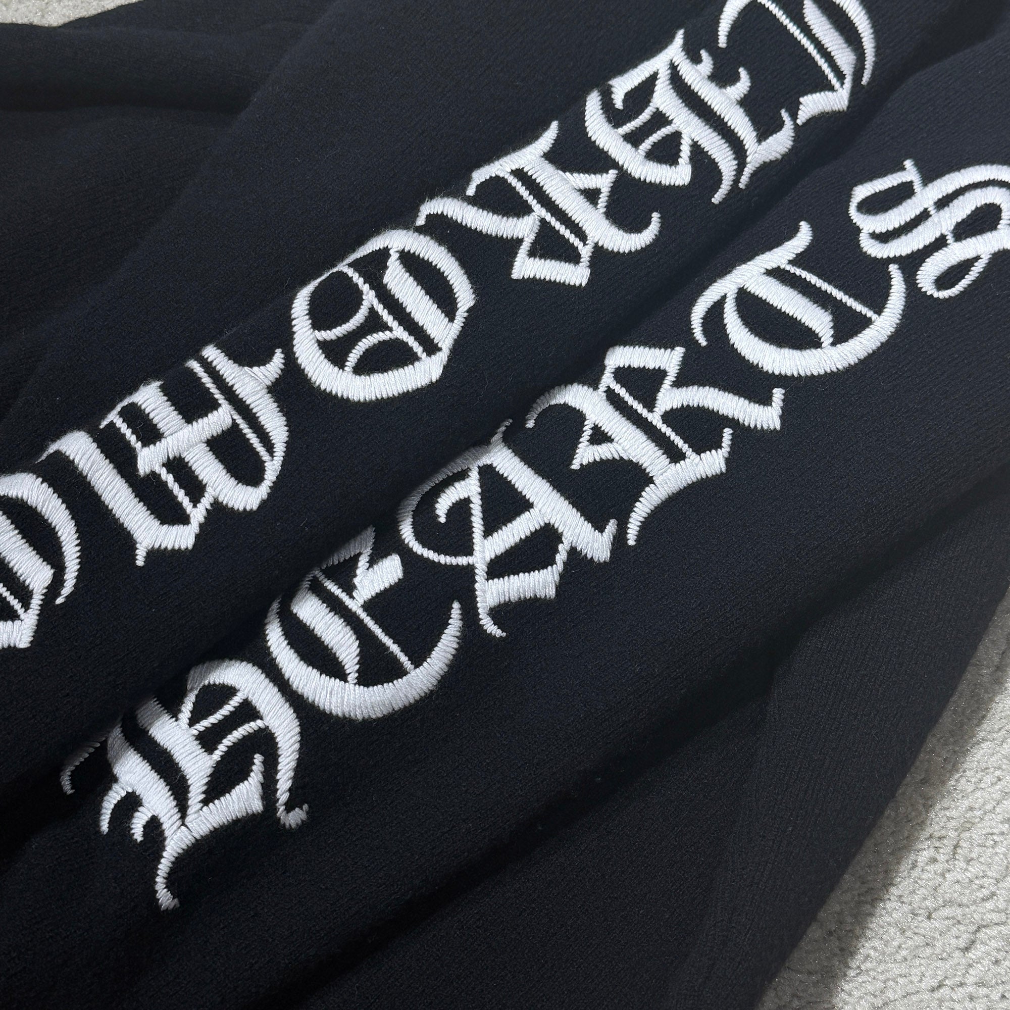CHROME HEARTS Y NOT Arm Logo Embroidery Cashmere Knit Sweater Size L クロムハーツ ワイノット アームロゴ刺繍 カシミヤ ニット セーター サイズL