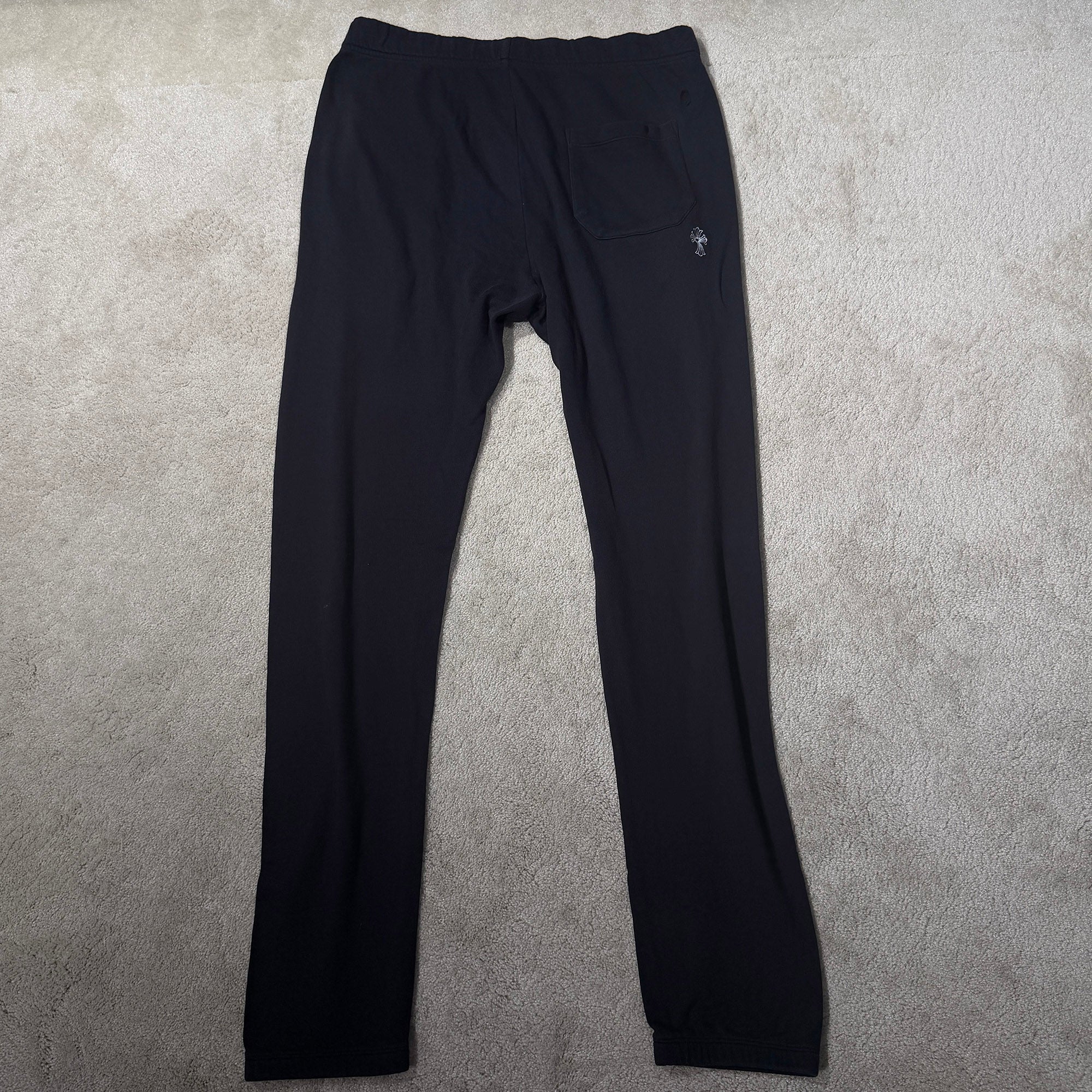 CHROME HEARTS Y NOT Vertical Logo CH Cross Embroidery Sweat Pants Size L クロムハーツ ワイノットバーティカルロゴ CHクロス刺繍 スウェットパンツ サイズL