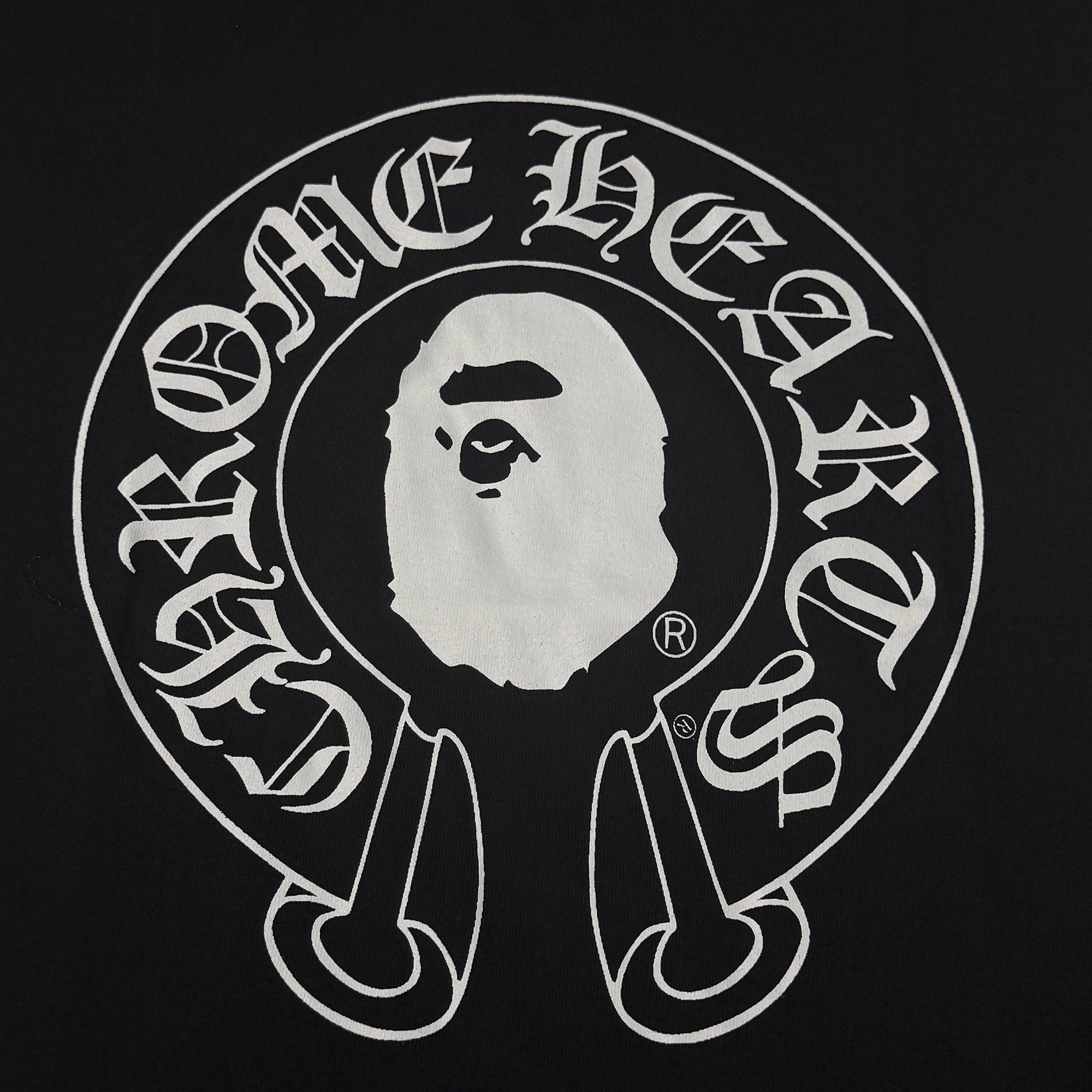 CHROME HEARTS × A BATHING APE Baby Milo Horseshoe Tee Size S クロムハーツ × アベイシングエイプ ベイビーマイロ ホースシュー Tシャツ サイズS