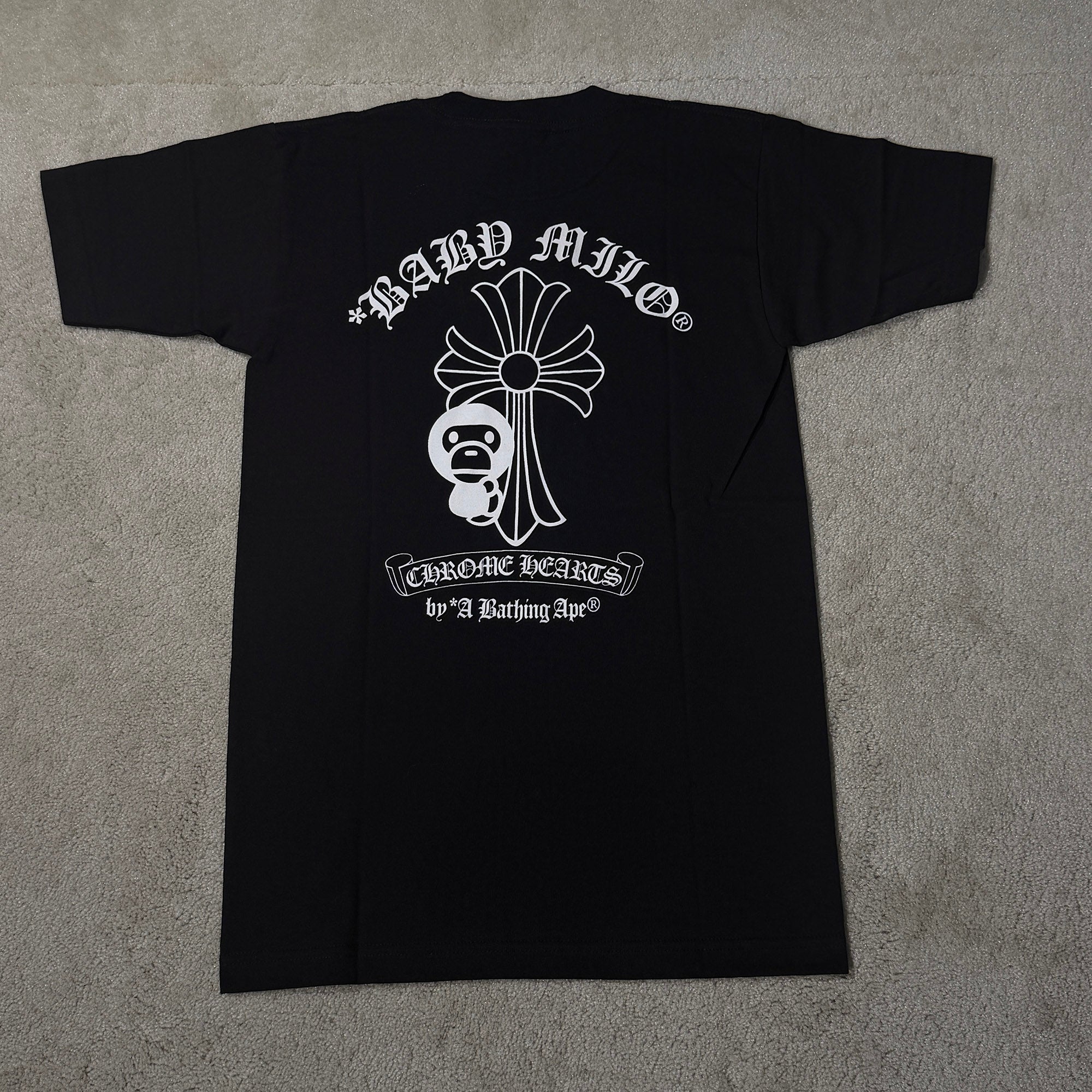 CHROME HEARTS × A BATHING APE Baby Milo Horseshoe Tee Size S クロムハーツ × アベイシングエイプ ベイビーマイロ ホースシュー Tシャツ サイズS