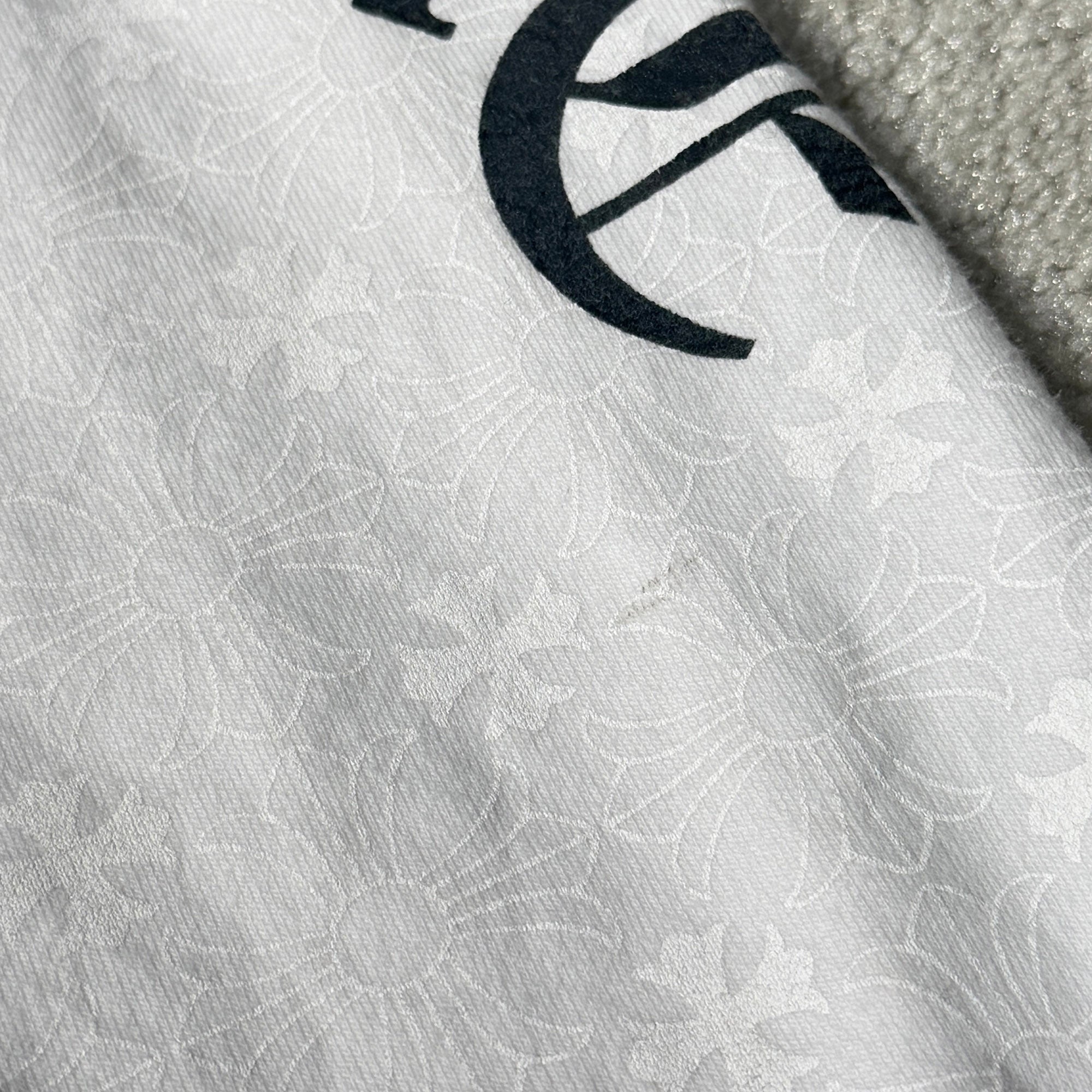 CHROME HEARTS Vertical Logo CH Plus Pullover Hoodie Size XL クロムハーツ ヴァーティカルロゴ CHプラス総柄 プルオーバーフーディ サイズXL