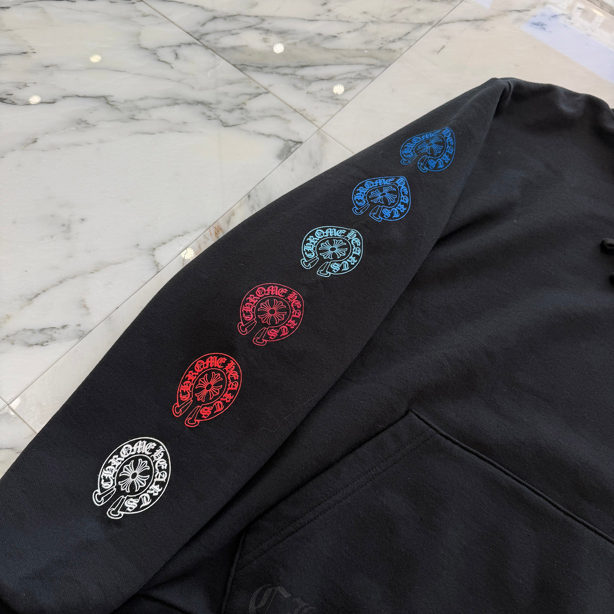 CHROME HEARTS 2022SS Multi Color Horseshoe Pullover Hoodie Size M クロムハーツ マルチカラーホースシュー プルオーバーフーディ サイズM